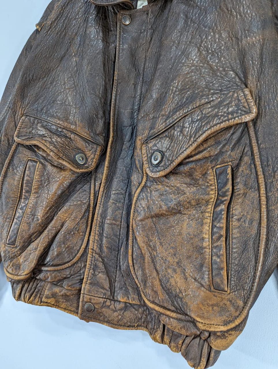 Harley Davidson 💥Offer Me💥VTG 80s Harley Davidson Leather Bikers Jackets Size US L / EU 52-54 / 3 - 3 Thumbnail