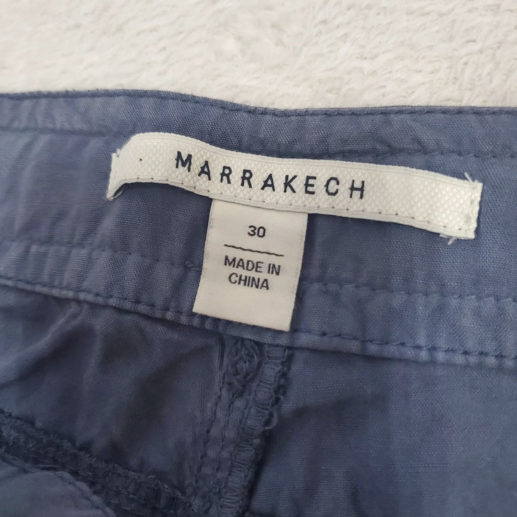 Anthropologie Marrakech Anthropologie Pants Women 30 Blue Roll Tab Tencel Linen Beachy 33x32 Classic Straight Size 30" / US 8 / IT 44 - 4 Thumbnail