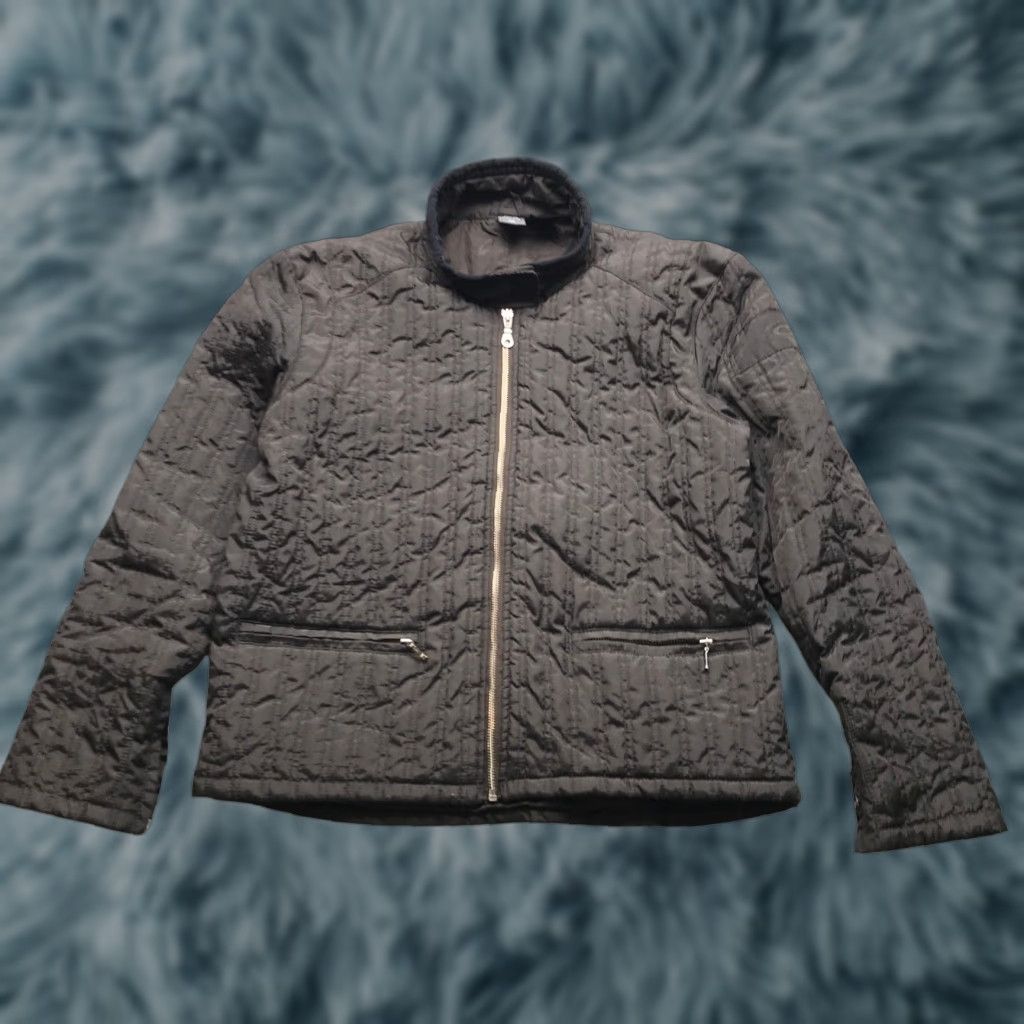 Oakley VINTAGE Oakley Jacket Womens M Brown Quilted Lined Full Zip Embroidered Logo Pockets Long Sleeve 100% Nylon Regular Fit Shirt/Jacket Size M / US 6-8 / IT 42-44 - 1 Thumbnail