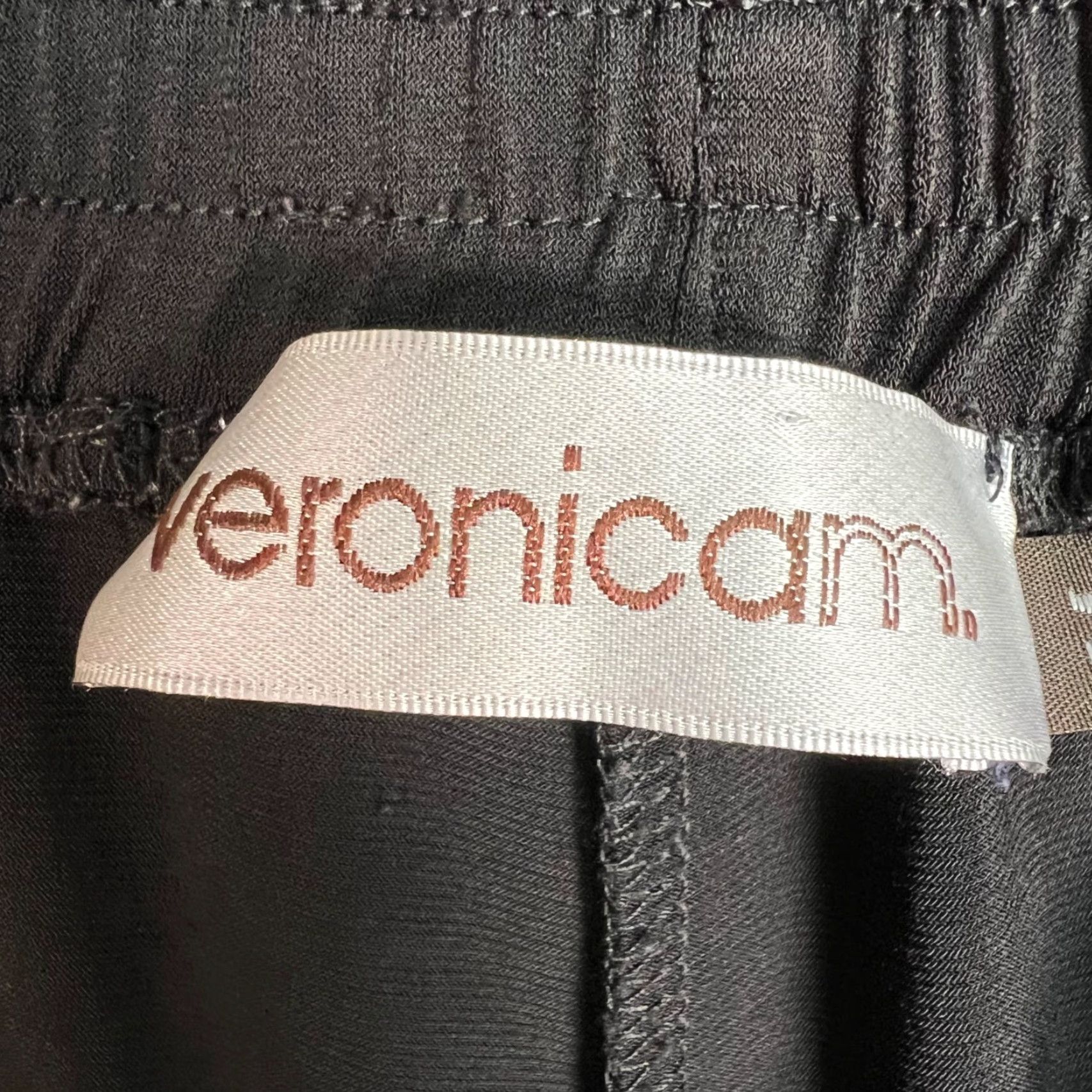Vintage Veronica M Womens Pants Jogger Black Elastic Waist Mid Rise Inseam 28 in Tapered Size M Size 32" / US 10 / IT 46 - 3 Thumbnail