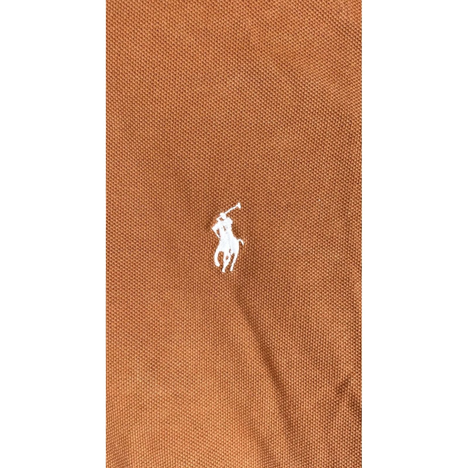 Polo Ralph Lauren Polo by Ralph Lauren Polo Shirt Mens L Brown Solid Pony Logo Short Sleeve Size US L / EU 52-54 / 3 - 2 Thumbnail