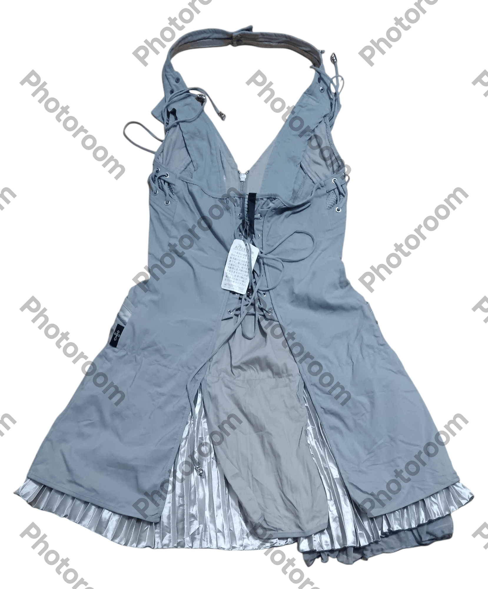 Japanese Brand OZZ CROCE GOTHIC BONDAGE COSPLAY BLOUSE Size ONE SIZE - 2 Thumbnail