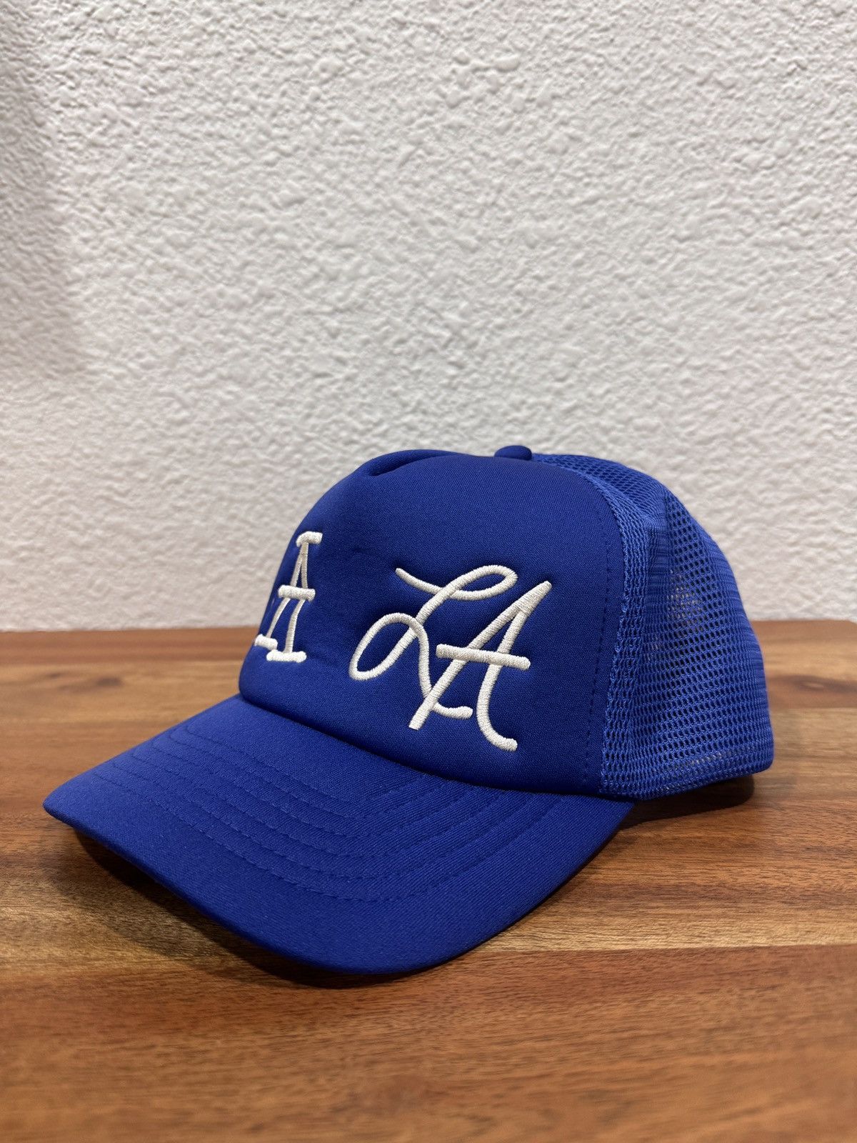 Stussy Vintage Stussy Japan LA script SnapBack Trucker Hat Size ONE SIZE - 3 Thumbnail
