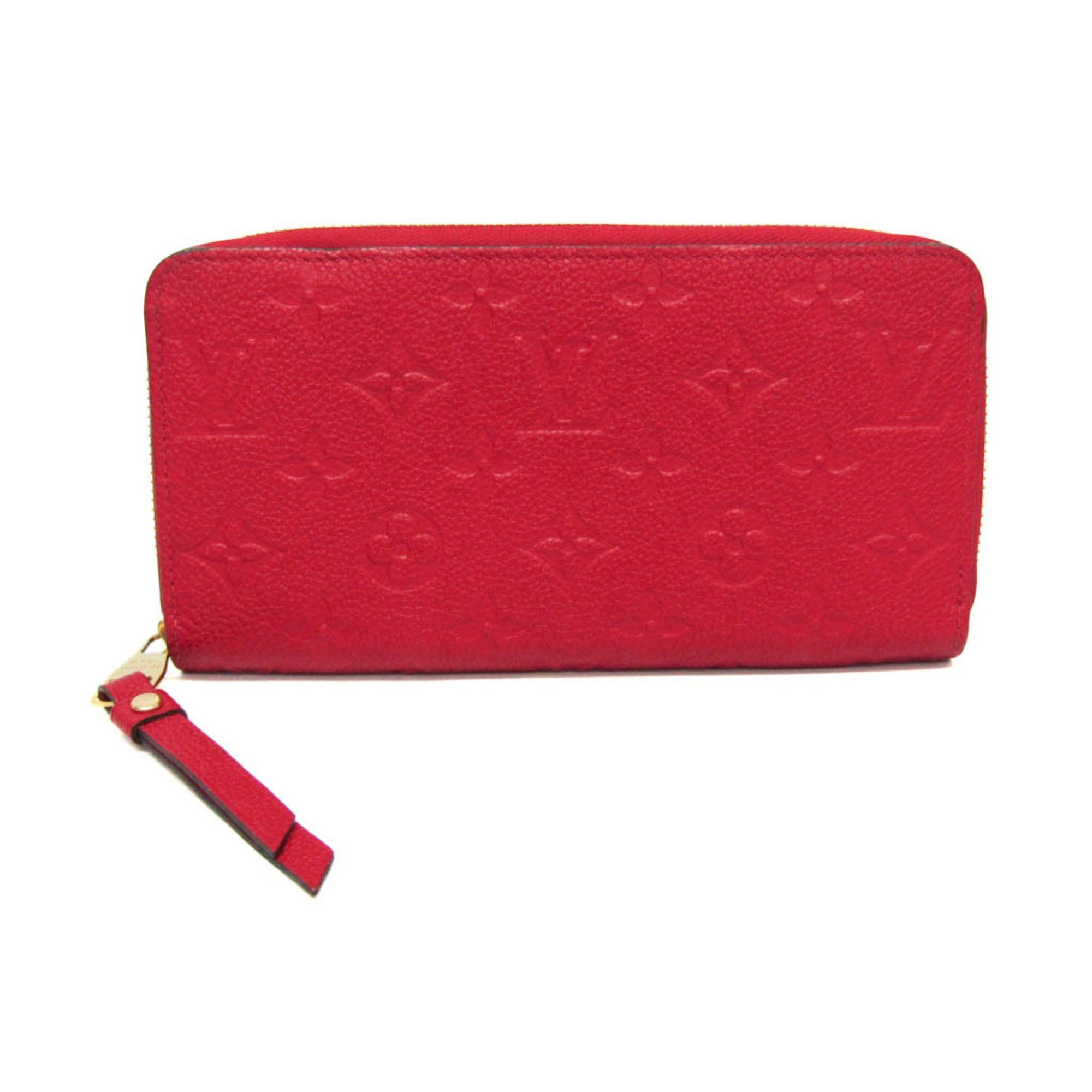 Louis Vuitton Louis Vuitton Monogram Empreinte Zippy Wallet M63691 Women's Monogram Empreinte Long Wallet (bi-fold) Red Color,Sacrlet Size ONE SIZE - 1 Thumbnail