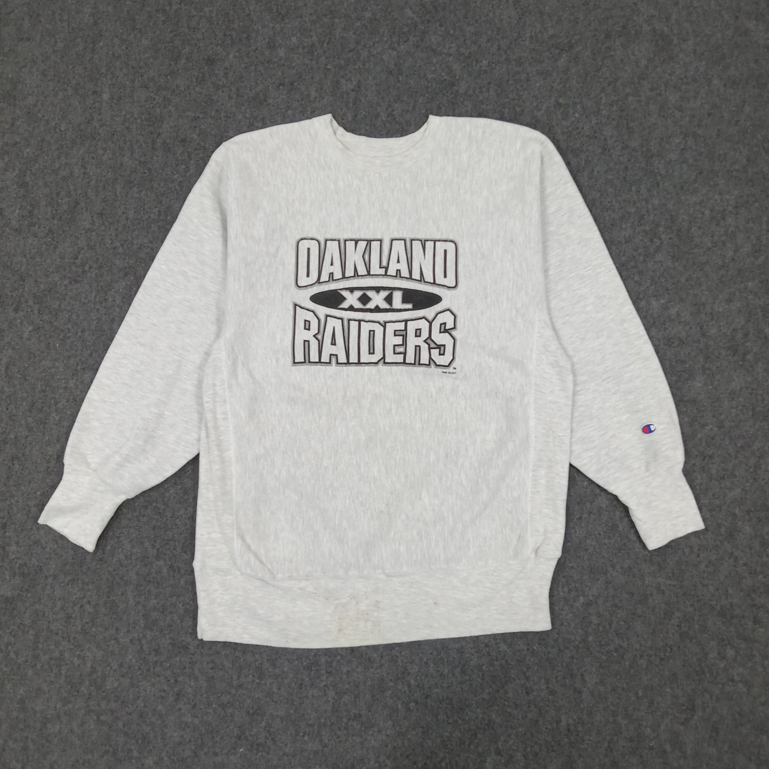 Champion × NFL × Vintage Oakland XXL Raiders American NFL Champion Sweatshirt Size US L / EU 52-54 / 3 - 1 Thumbnail