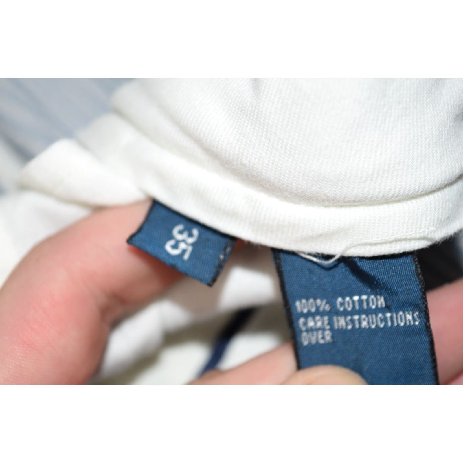 Polo Ralph Lauren POLO RALPH LAUREN MENS SEERSUCKER BLUE STRIPED BERMUDA SHORTS 35 SUSPENDER BUTTONS 90s Size US S / EU 44-46 / 1 - 6 Thumbnail