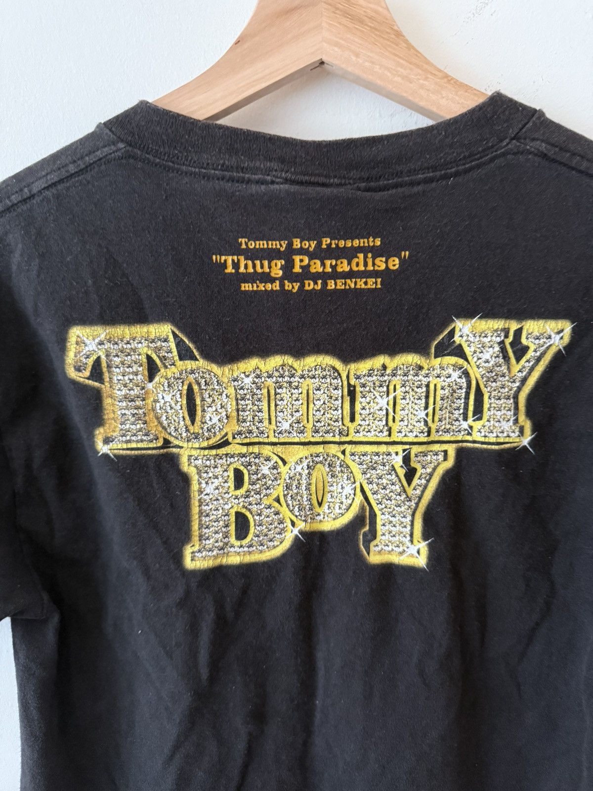 Rap Tees × Vintage Vintage 2000s Tommy Boy Thug Paradise T Shirt Size US S / EU 44-46 / 1 - 5 Thumbnail