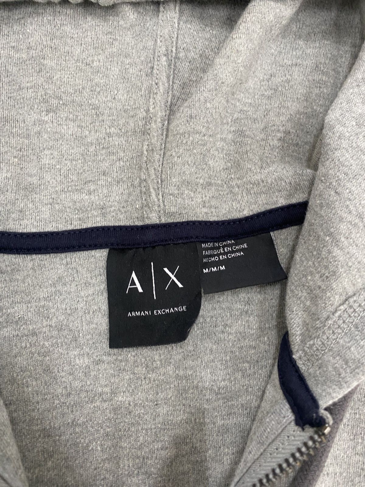 Armani Exchange SS 2016 ARMANI EXCHANGE ZIPPER HOODIE AX Size US S / EU 44-46 / 1 - 8 Thumbnail