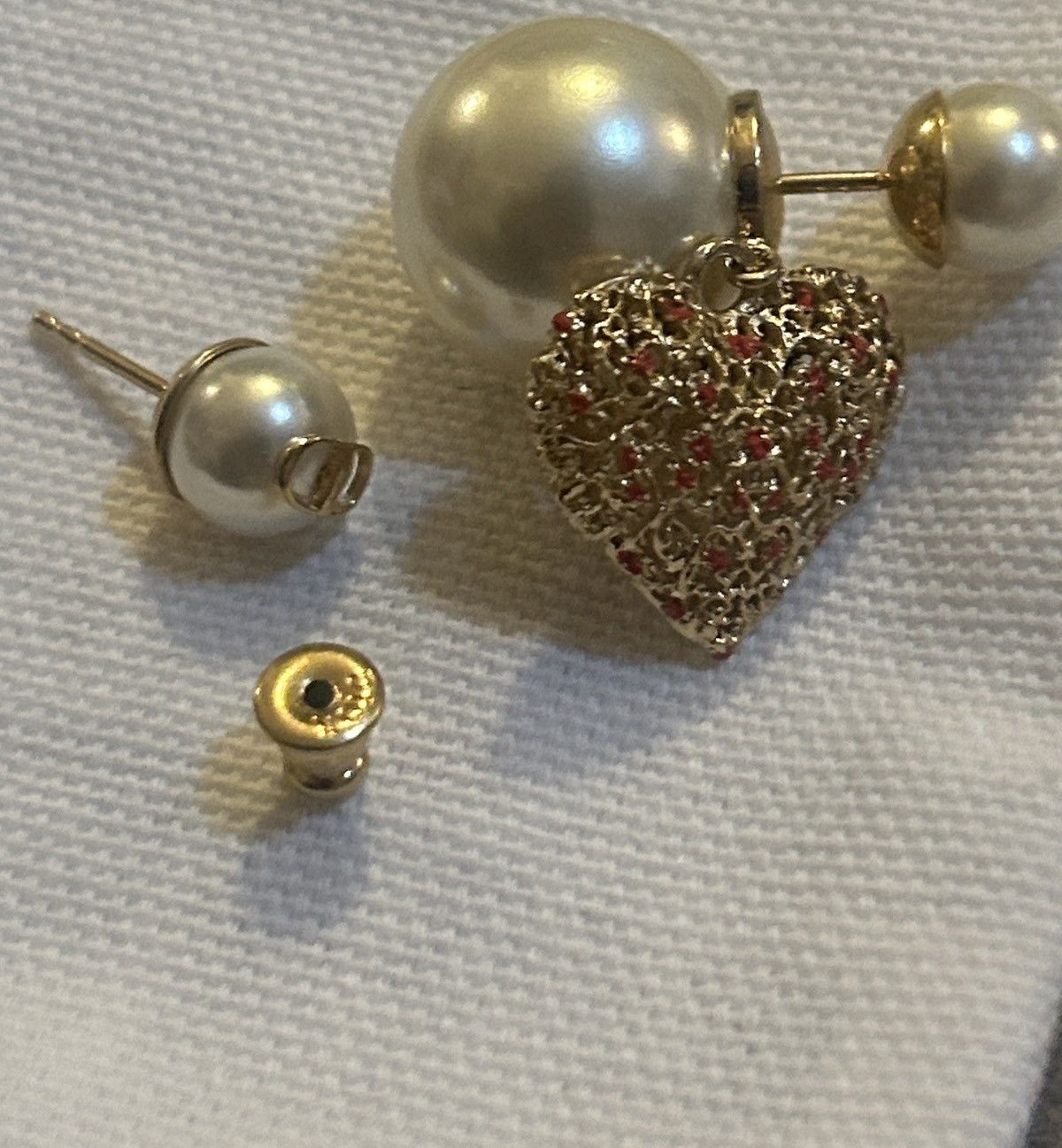 Dior Dior DIORAMOUR DIOR TRIBALES EARRINGS Gold-Finish Metal Size ONE SIZE - 8 Thumbnail