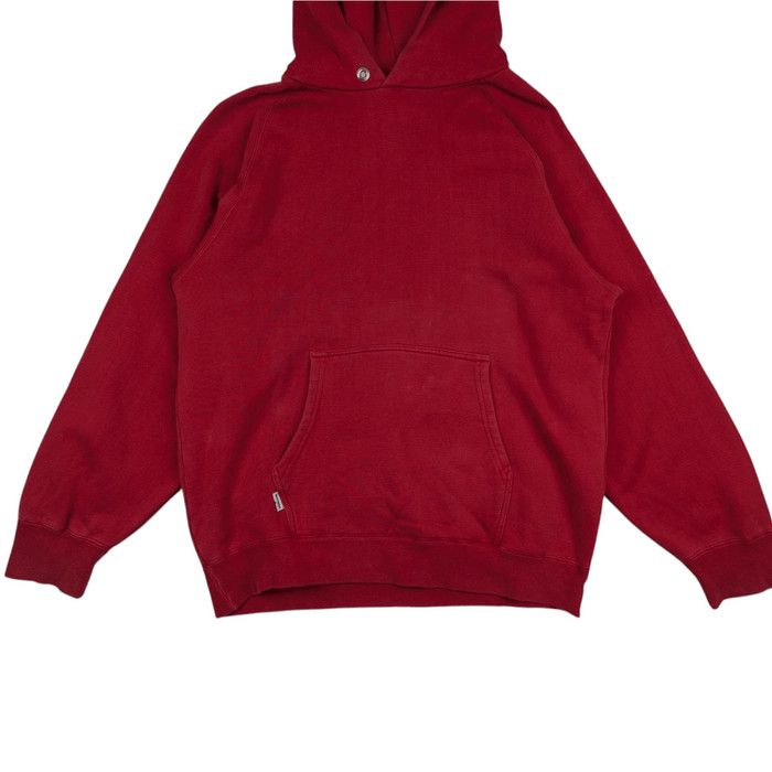 Big John Vintage 90's BIG JOHN Japan Orange Plain Hoodie Sweatshirt Size US S / EU 44-46 / 1 - 3 Thumbnail