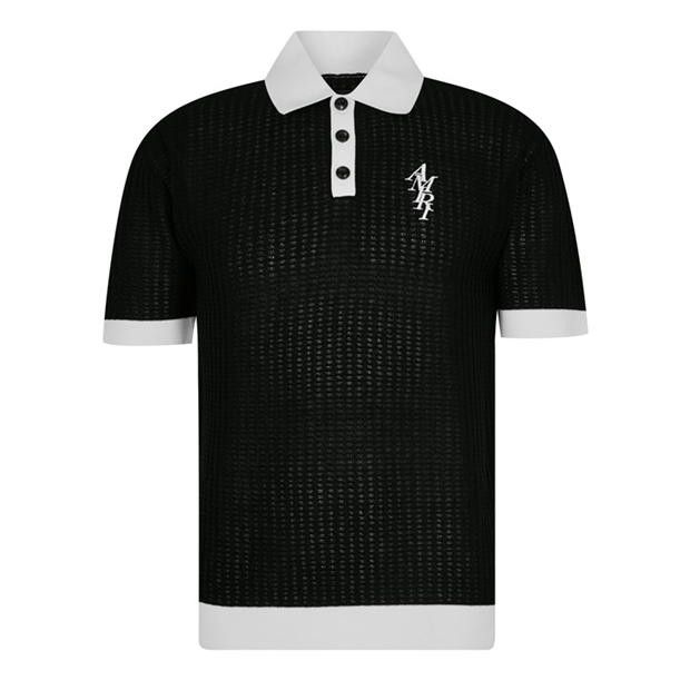Amiri AMIRI Knit Polo Shirt Size US M / EU 48-50 / 2 - 1 Thumbnail