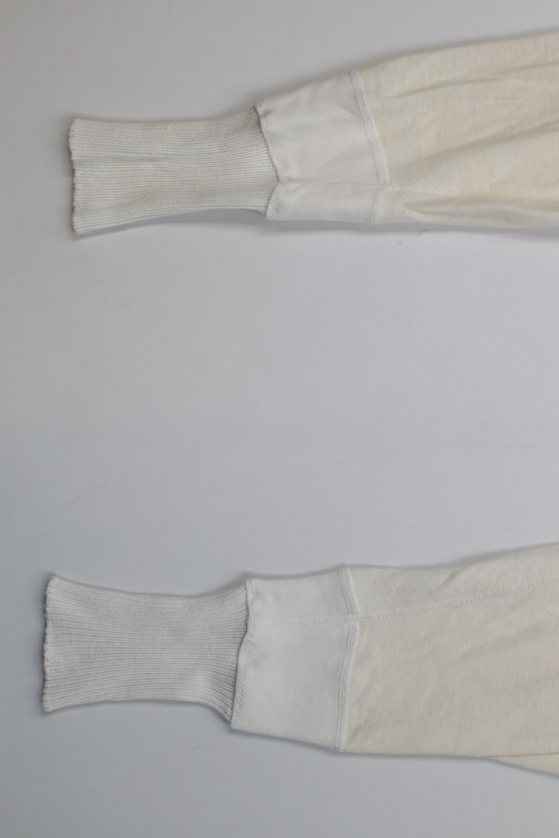 Vintage Vintage 50s 60s Wool Knit Thermal Joggers Pants Cream USA Size 38" / US 16 / IT 52 - 10 Thumbnail