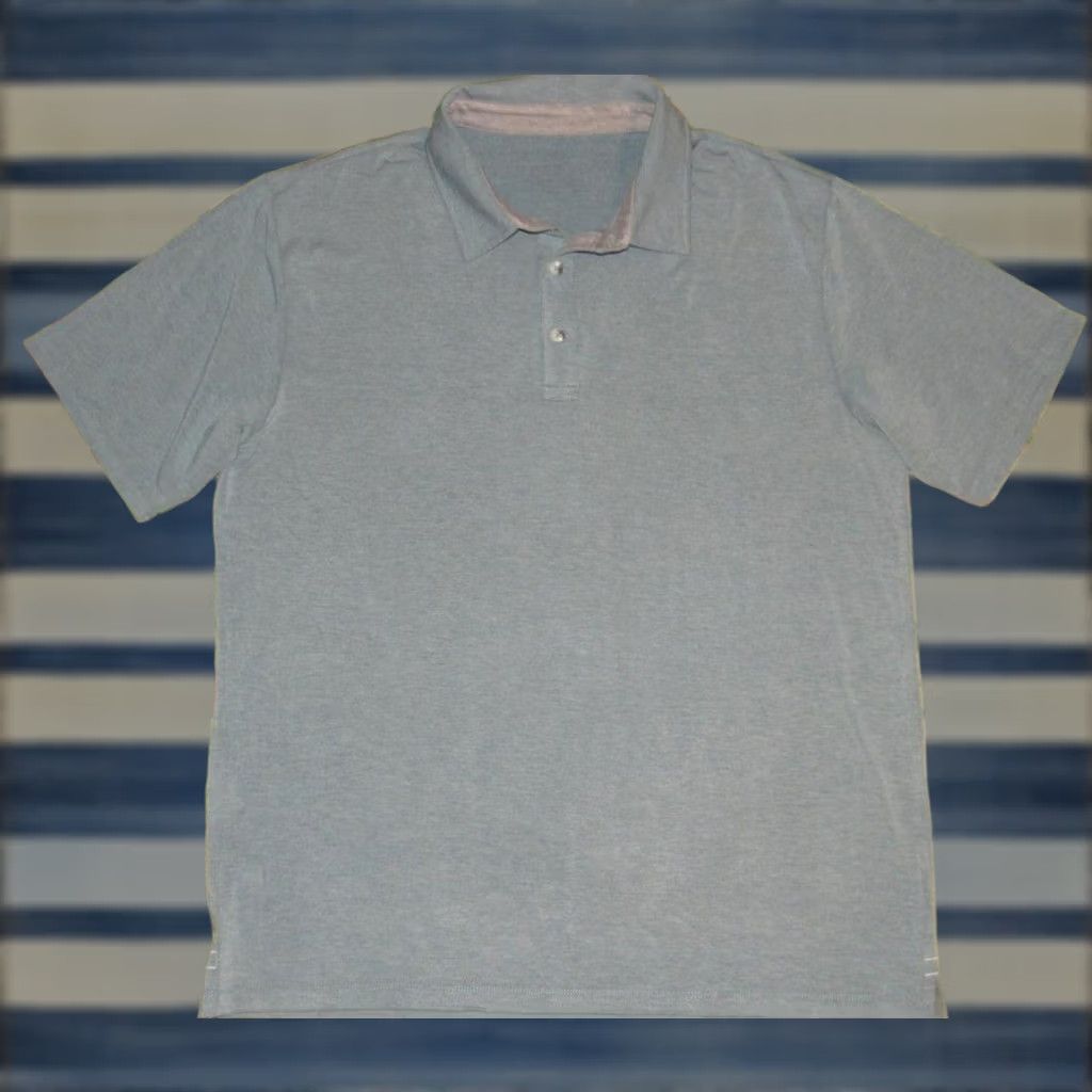 Vintage FREE FLY Green Short Sleeve Bamboo Blend Polo Shirt XL Mens Size US XL / EU 56 / 4 - 1 Thumbnail