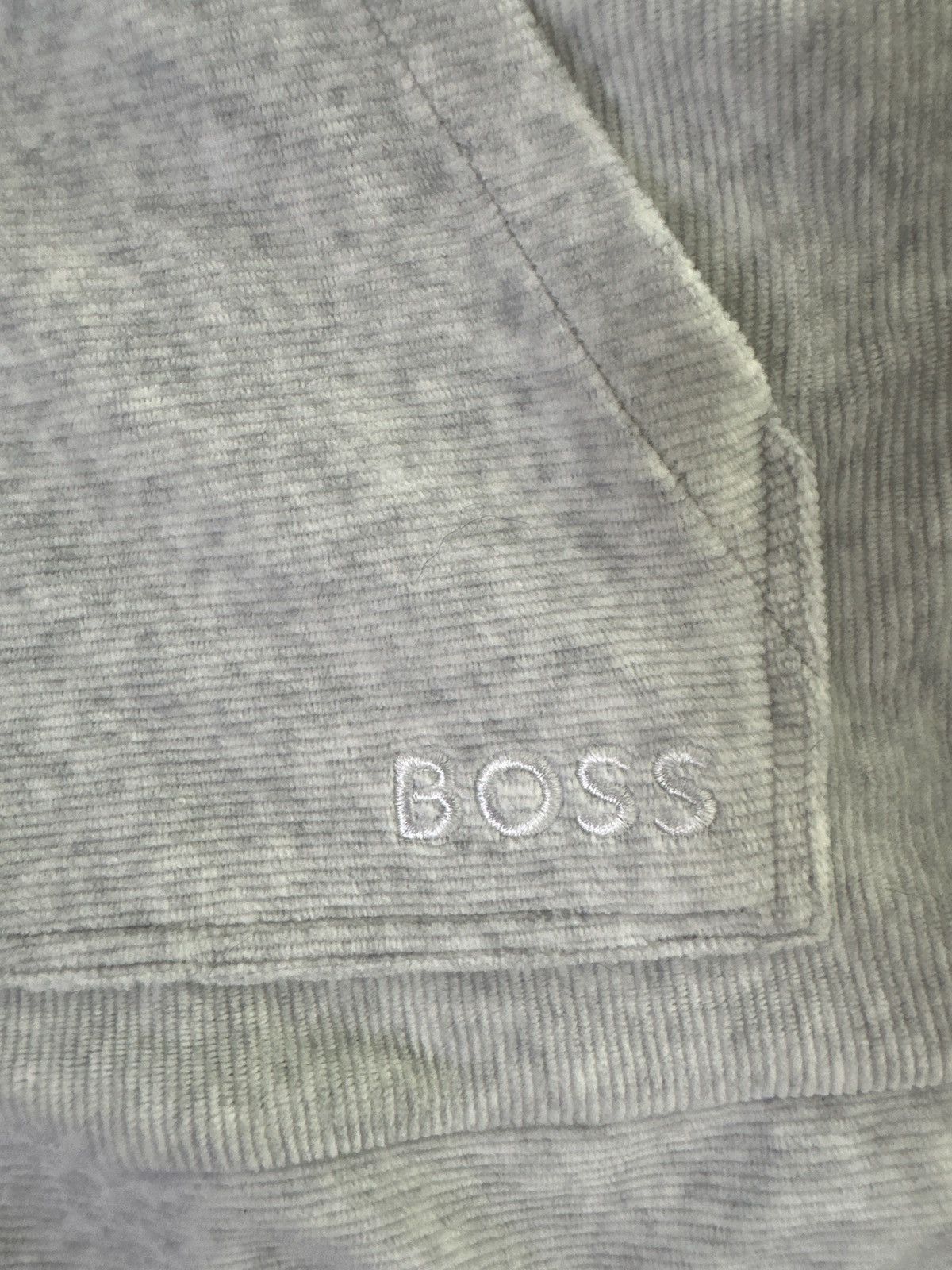 Hugo Boss BOSS Hugo Boss Light Gray Zip Hoodie XL Size US XL / EU 56 / 4 - 3 Thumbnail