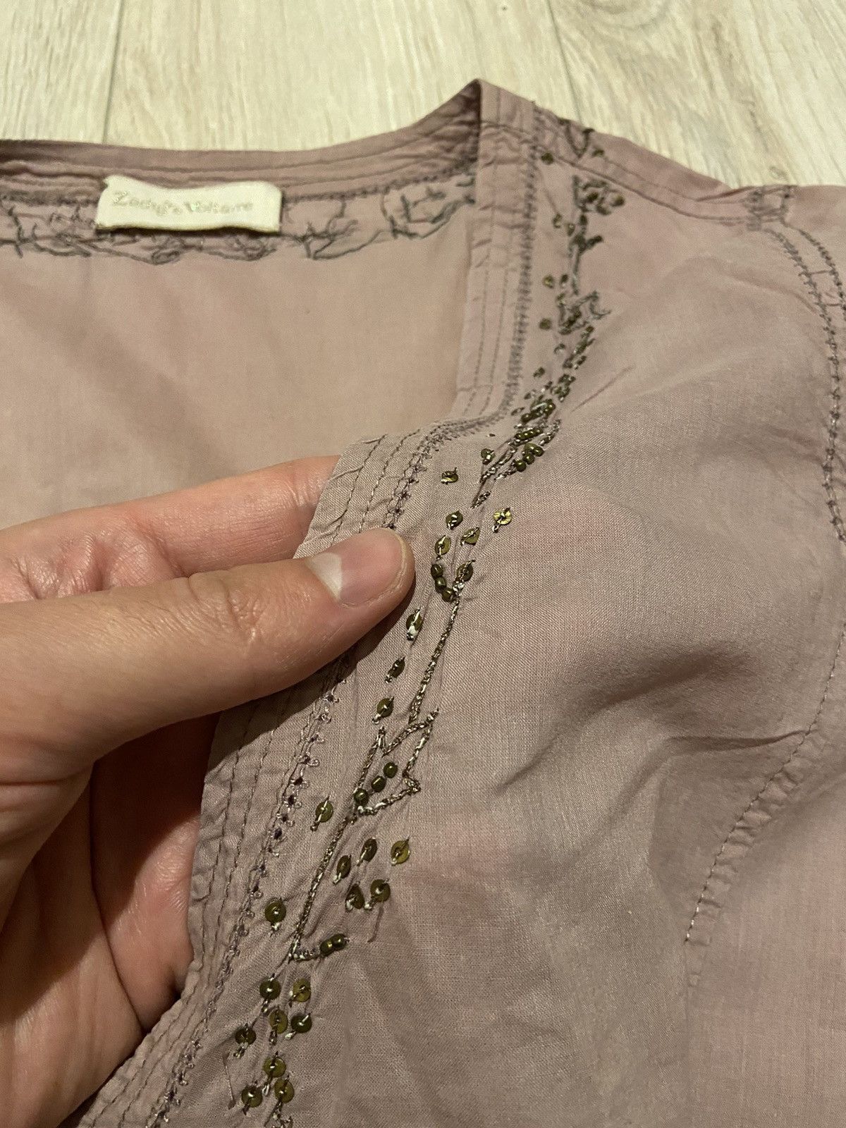 Zadig & Voltaire Zadig & Voltaire vintage purple blouse (no tag) Size S / US 4 / IT 40 - 3 Thumbnail