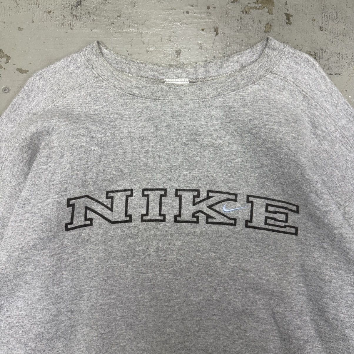 Nike Vintage Nike Spellout Logo Sweatshirt Size US L / EU 52-54 / 3 - 2 Thumbnail