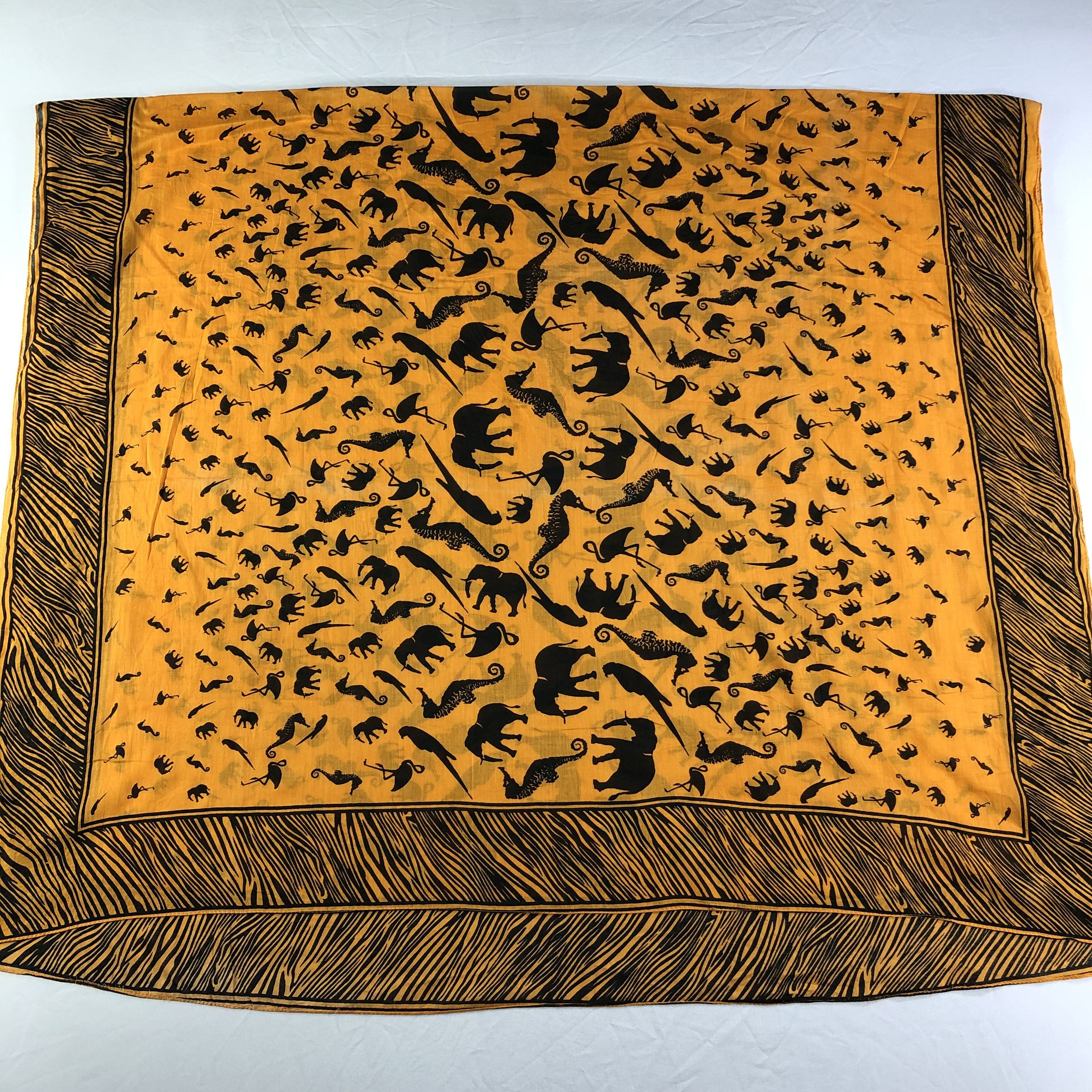 Vintage Glen Prince Silk Scarf
