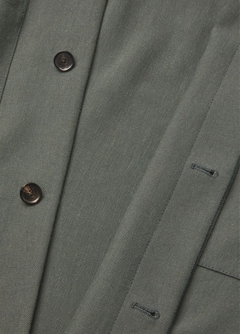 Loro Piana o1w1db10226 FAP1755 Alfred Overshirt in Dark Grey Size US M / EU 48-50 / 2 - 8 Thumbnail