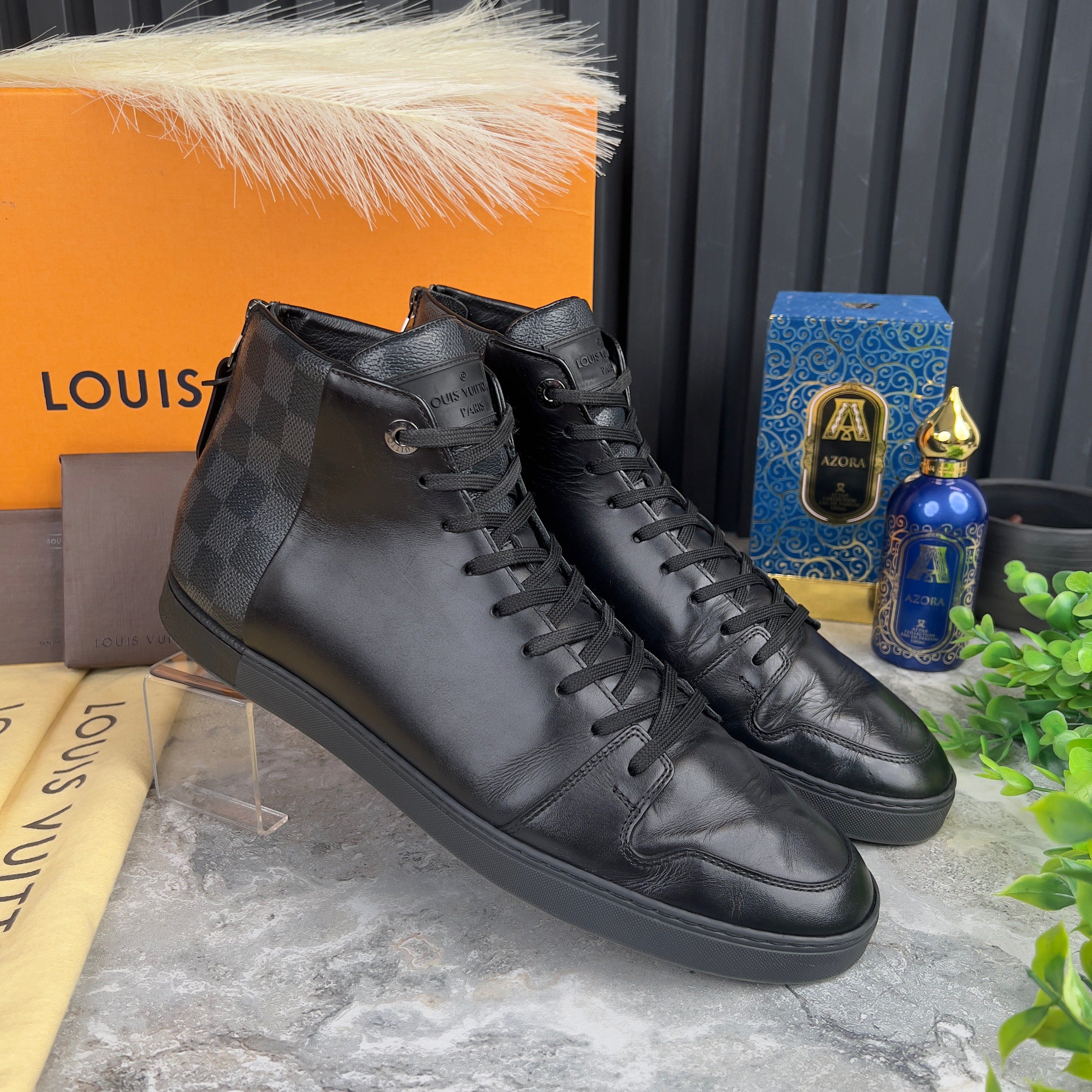 Louis Vuitton Louis Vuitton Line Up Sneakers Damier Leather Size US 9.5 / EU 42-43 - 6 Thumbnail
