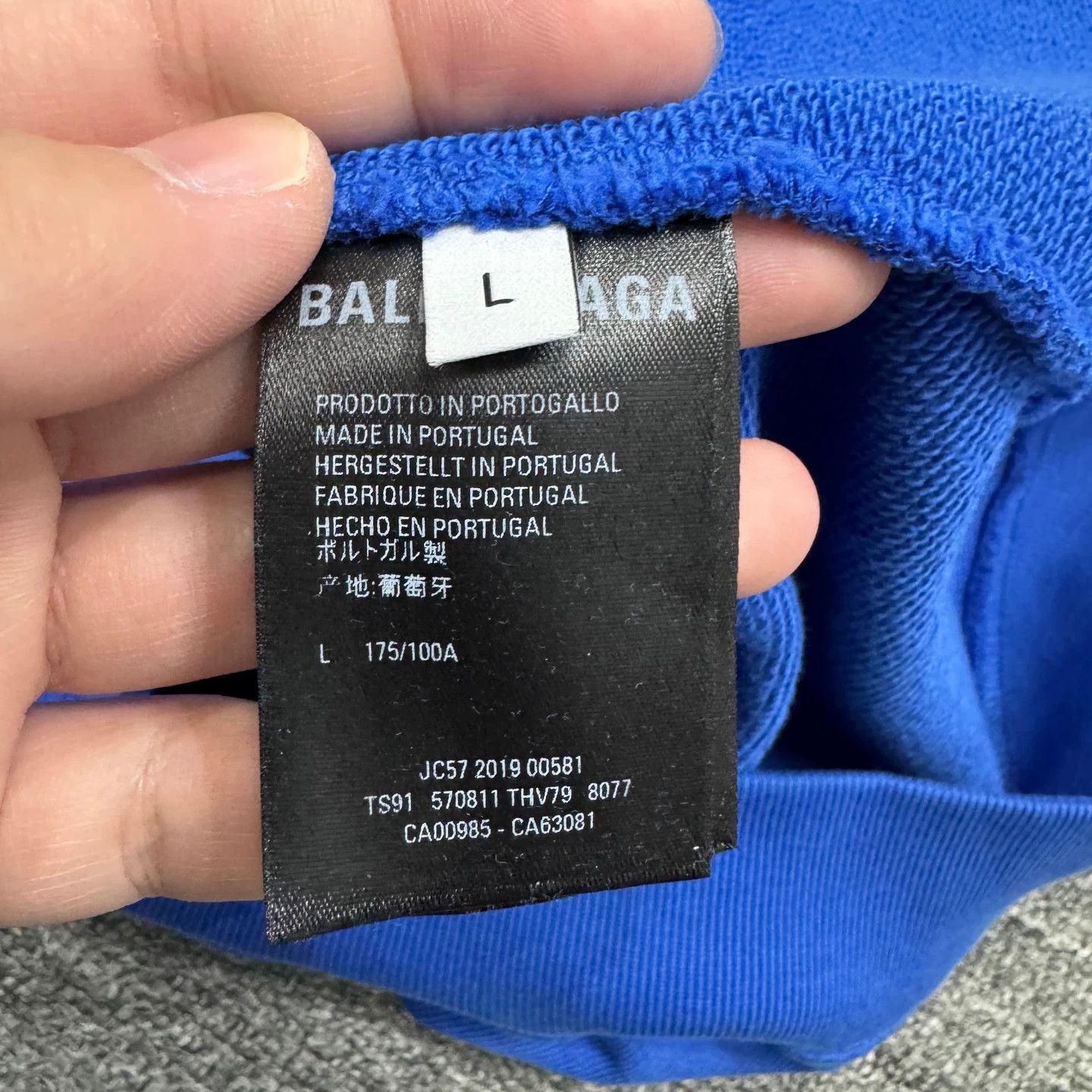 Balenciaga Balenciaga Logo Print Hoodie L 98 New Stains Size US L / EU 52-54 / 3 - 4 Thumbnail