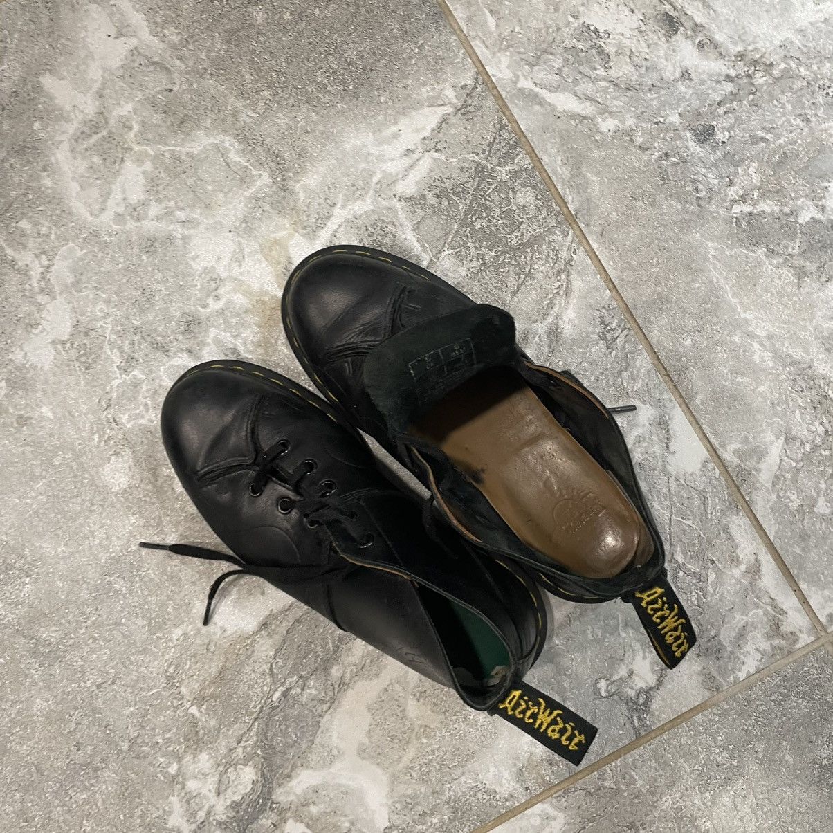 Dr. Martens × Leather Women Dr Martens Black boots shoes rock old money luxury Size US 7.5 / IT 37.5 - 13 Thumbnail