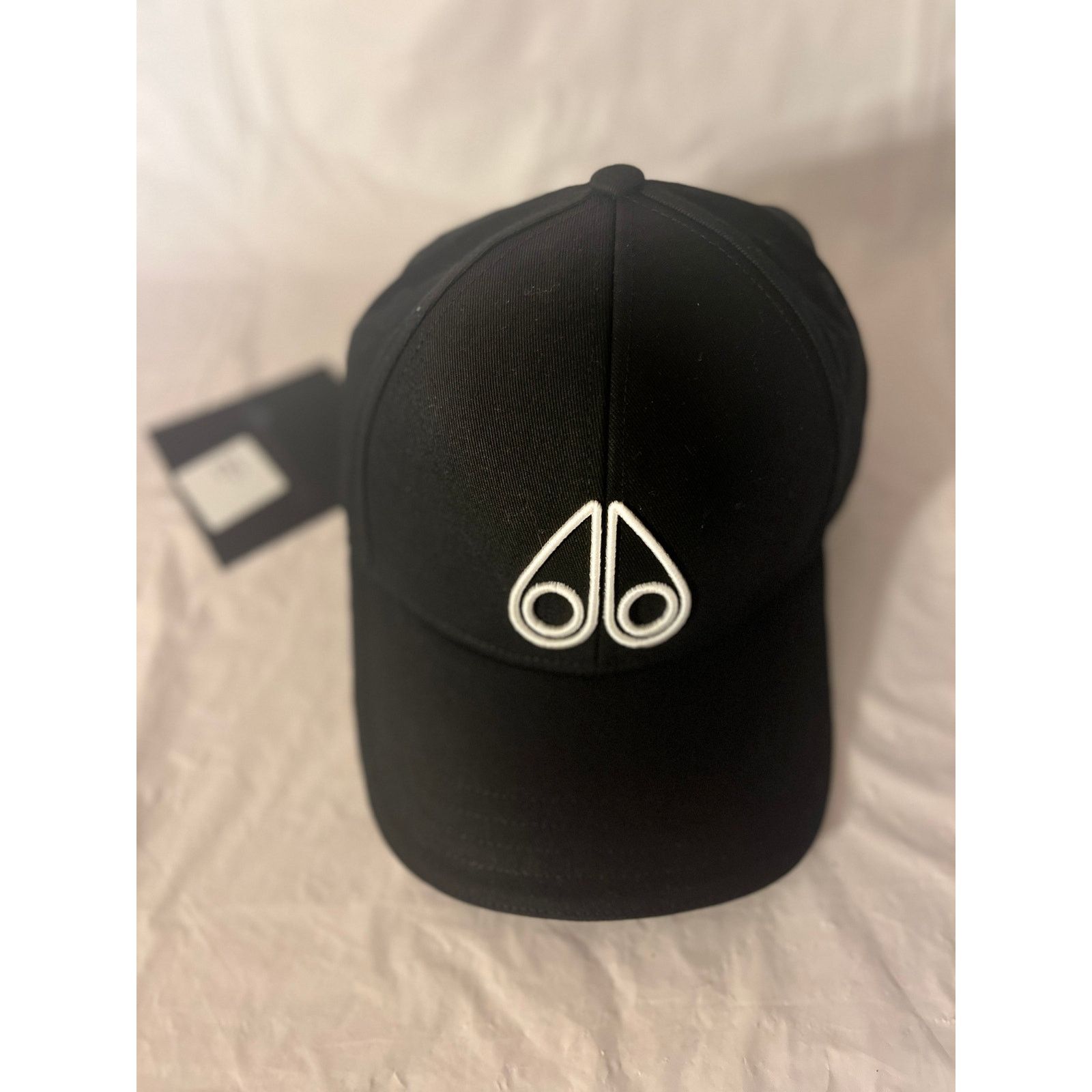 Moose Knuckles Moose Knuckles Hollow Logo Cap BLACK / 100% Cotton - OS NWT Size ONE SIZE - 12 Thumbnail