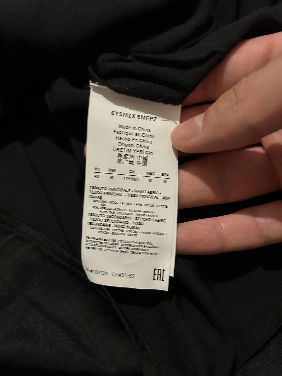 Armani Armani Jeans long sleeve y2k tee Size M / US 6-8 / IT 42-44 - 7 Thumbnail