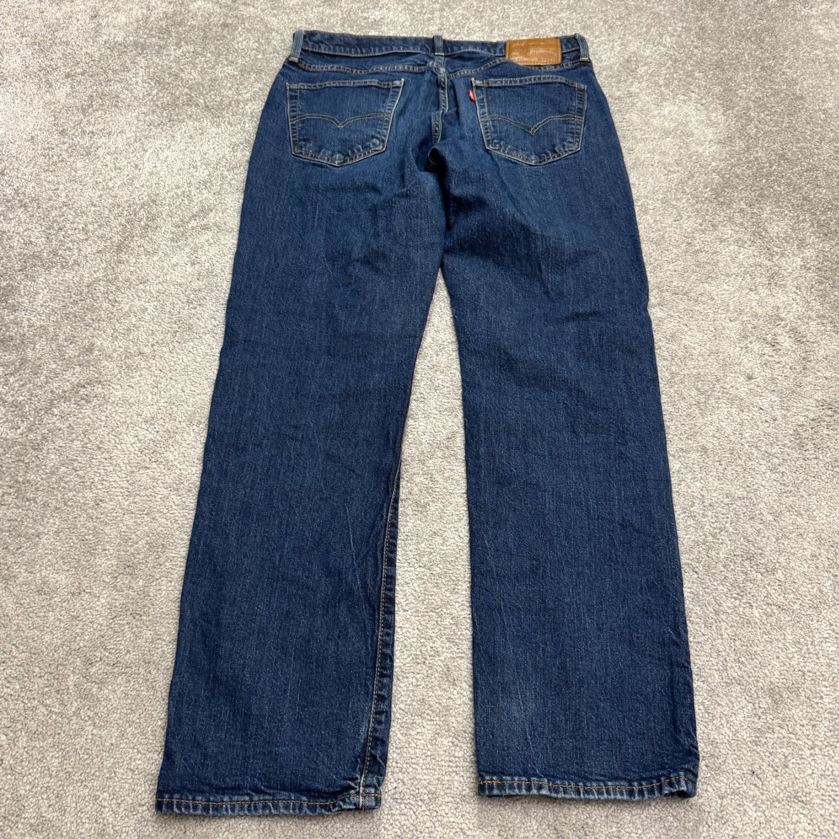 Levi's VINTAGE Levi's 514 Jeans Mens 34x30 Denim Straight Leg Dark Wash Casual Streetwear Size US 34 / EU 50 - 2 Thumbnail