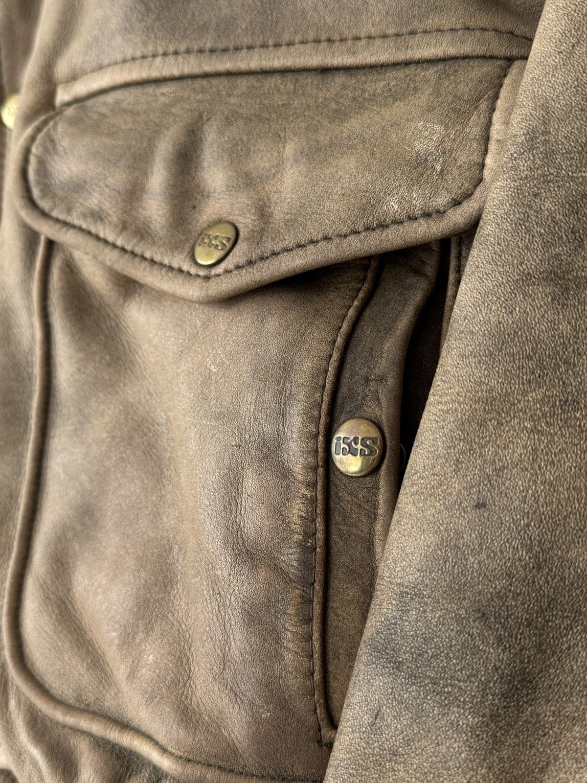 Other Vintage 80s IXS Racing Faded Leather 2 in 1 Moto Jacket Size US M / EU 48-50 / 2 - 7 Thumbnail
