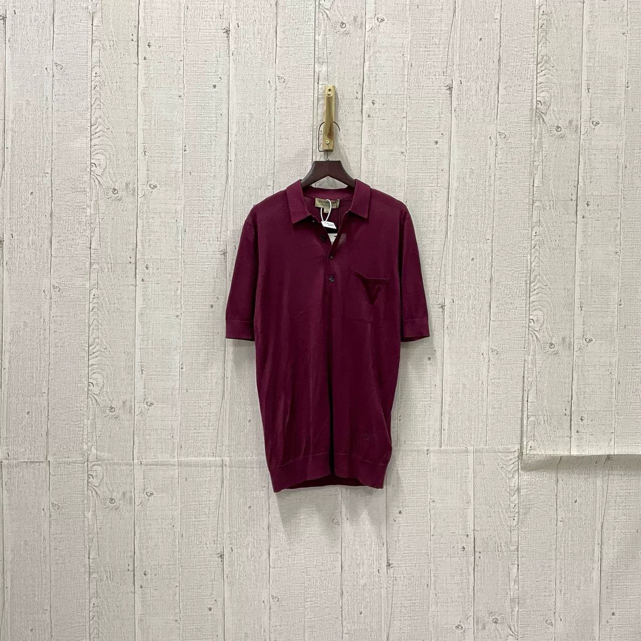 Burberry Burberry Burdy Knit Polo Shirt XS Size US XS / EU 42 / 0 - 1 Thumbnail
