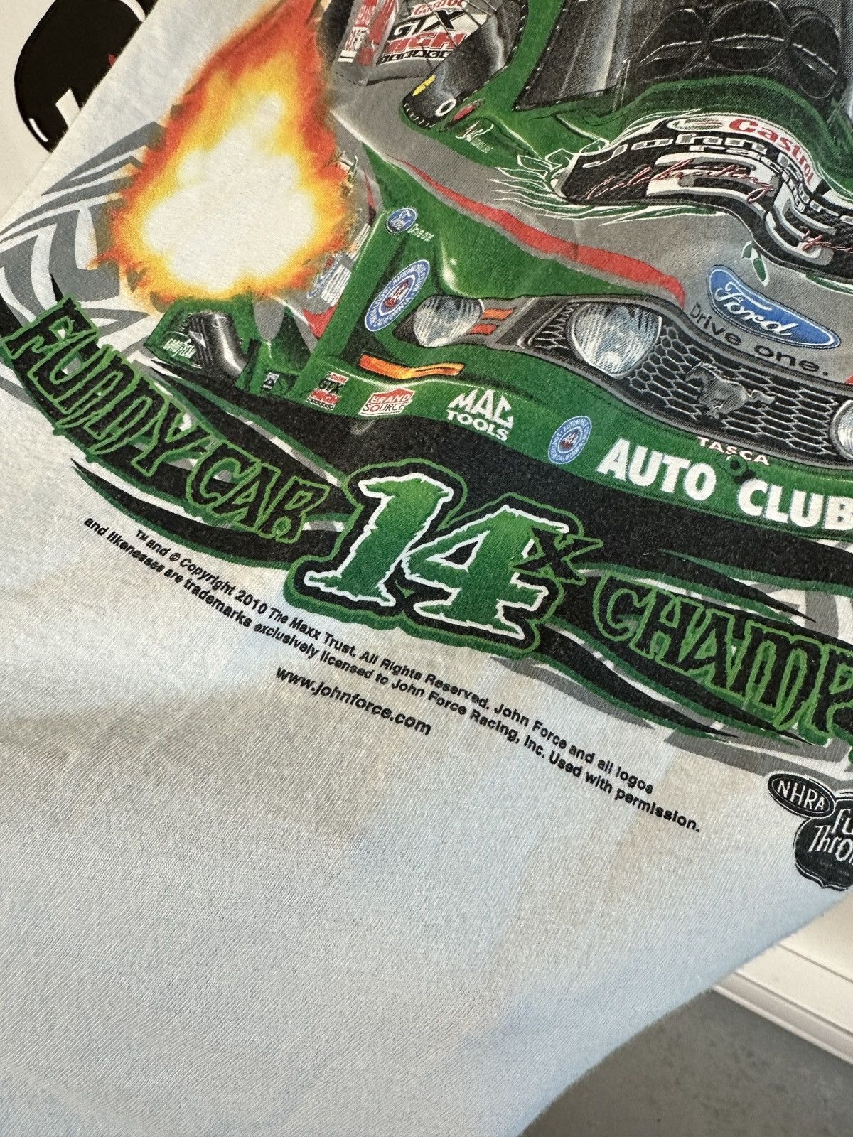 Vintage Vintage 2010 John Force Racing Mullet Tee Size US L / EU 52-54 / 3 - 7 Thumbnail