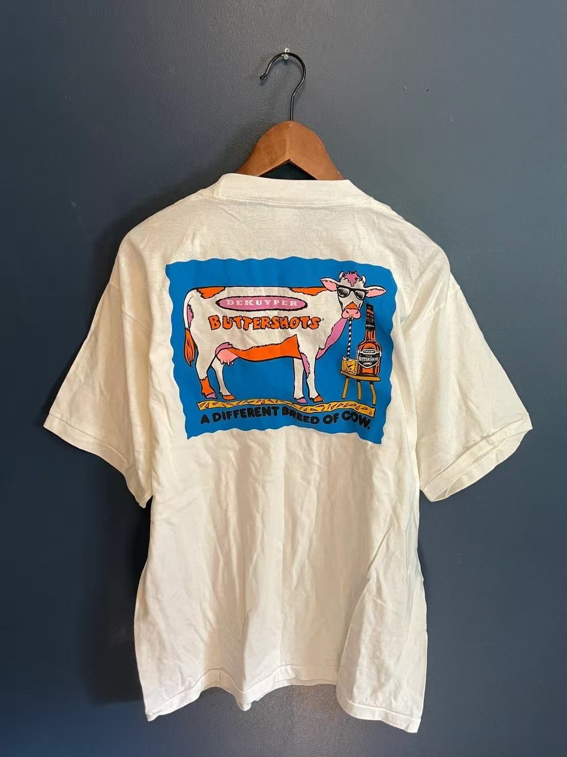 Japanese Brand × Vintage White washed vintage cow print cotton t-shirt Size US M / EU 48-50 / 2 - 1 Thumbnail