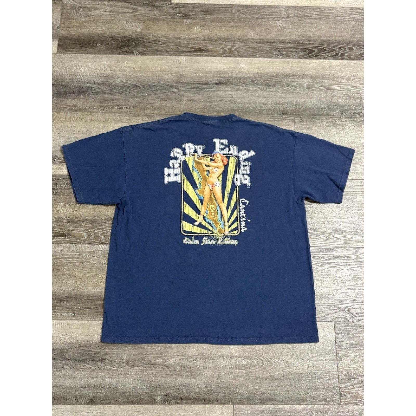 Other Happy Ending Cantina Blue Shirt Y2K Skater - Men’s XXL 2XL Size US XXL / EU 58 / 5 - 1 Thumbnail