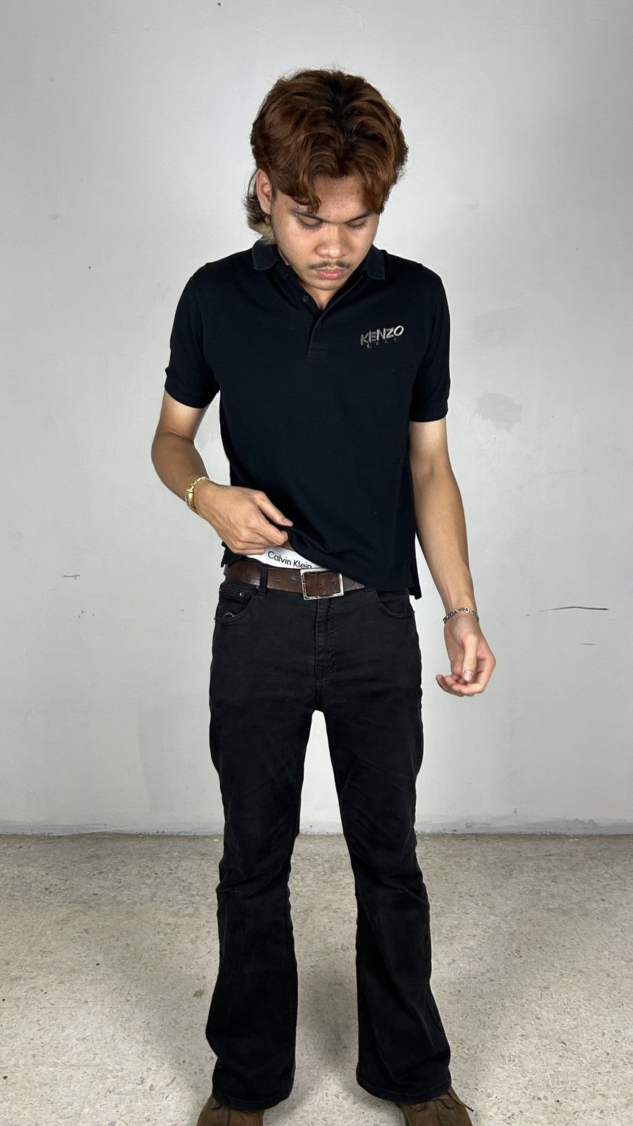 Kenzo × Vintage 1990s Kenzo Golf Black Polo Size US M / EU 48-50 / 2 - 2 Thumbnail