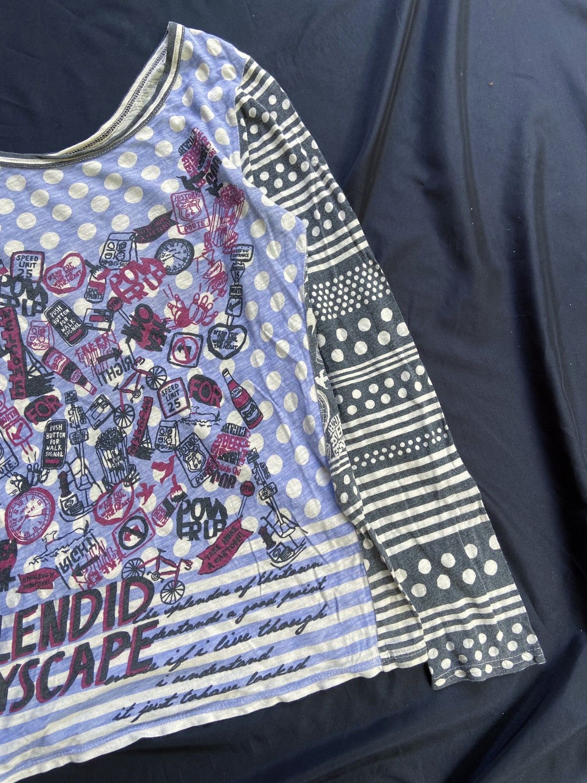 Beauty Beast × Hysteric Glamour × Japanese Brand 🌸CUBE SUGAR SOLENDID CITY SCAPE LONG SLEEVE Size US M / EU 48-50 / 2 - 4 Thumbnail