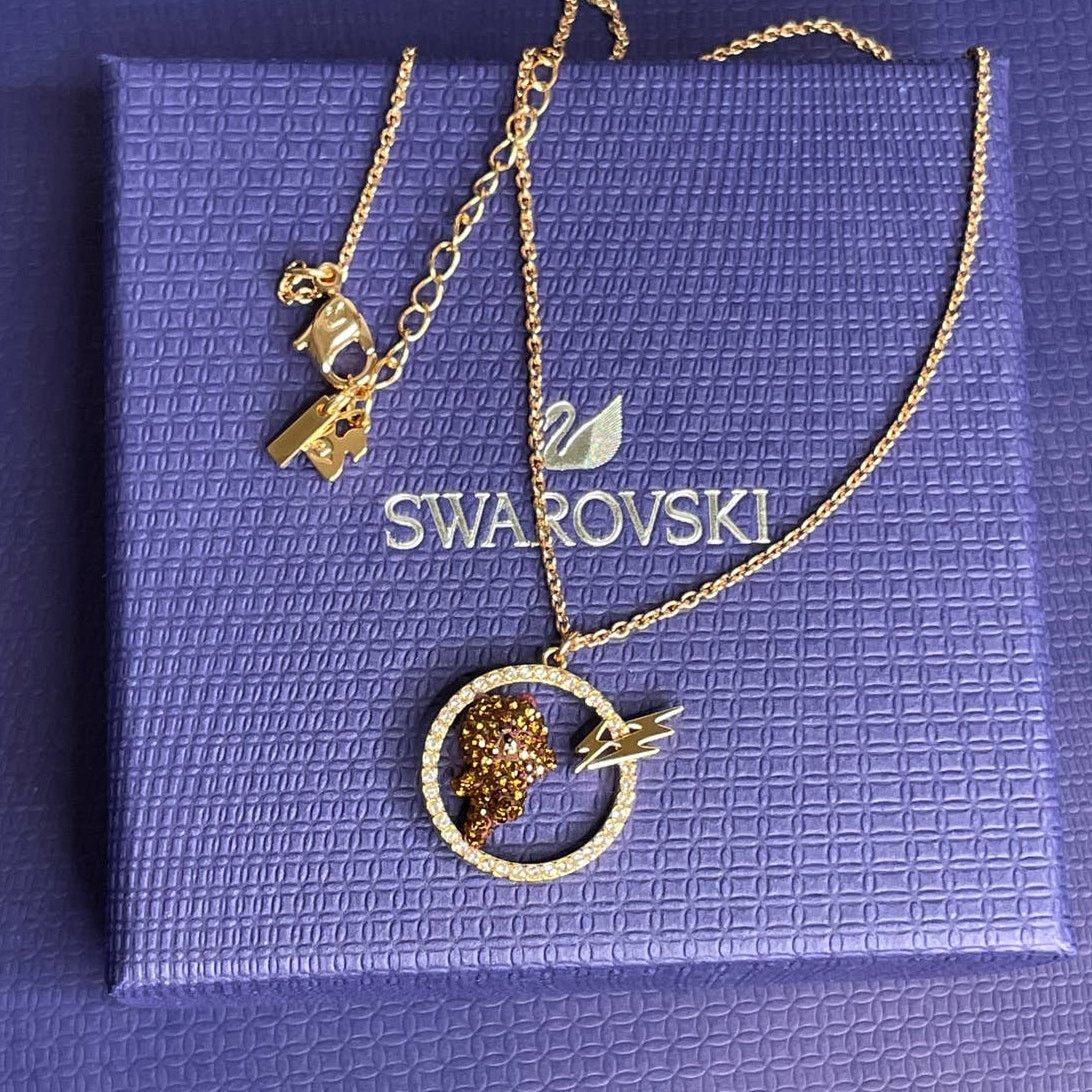 Swarovski Swarovski Line Friends Skateboard Pendant Brown Necklace Size ONE SIZE - 2 Thumbnail