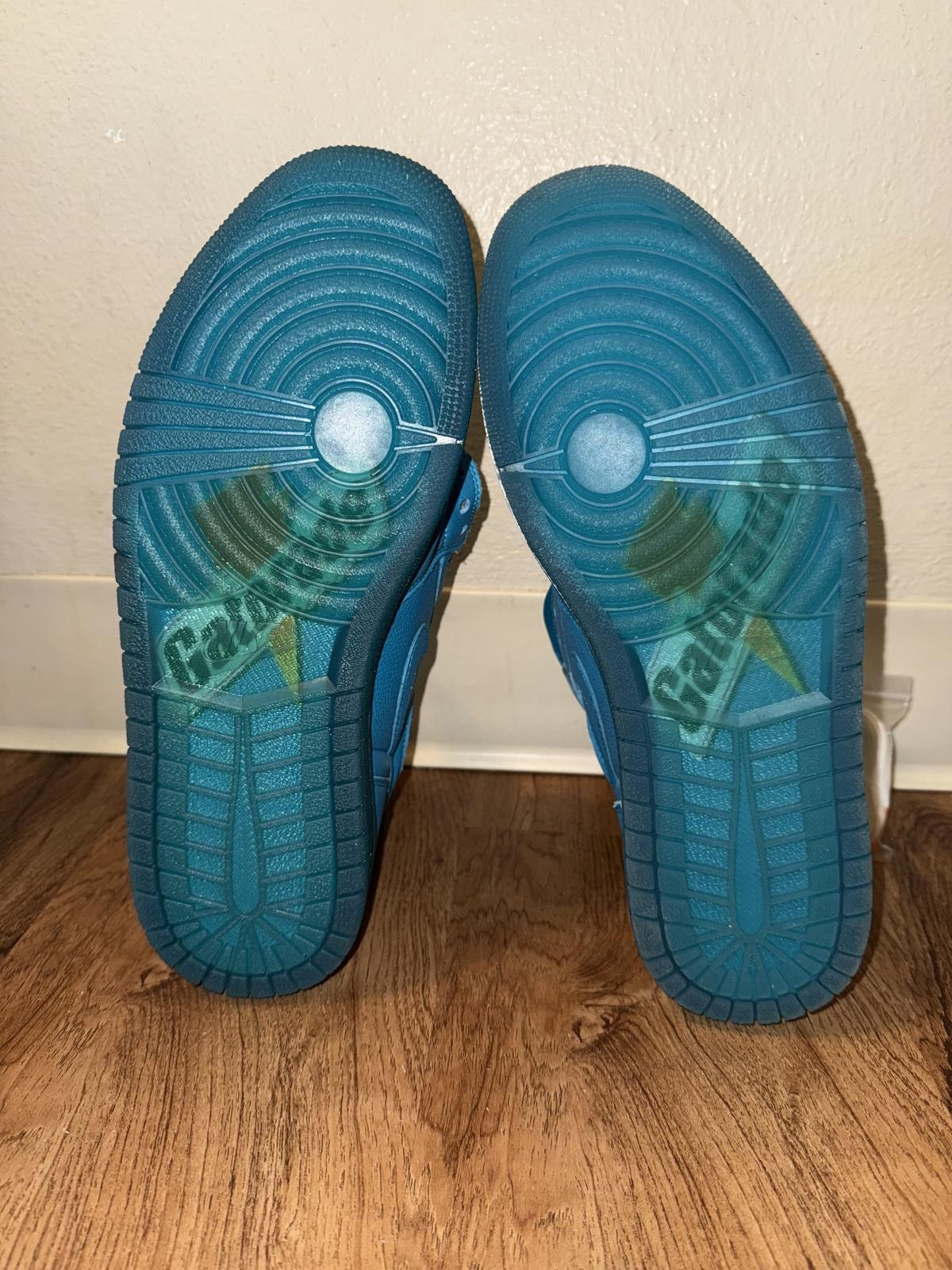 Nike Jordan 1 Retro High Gatorade Blue Lagoon Size US 10.5 / EU 43-44 - 5 Thumbnail