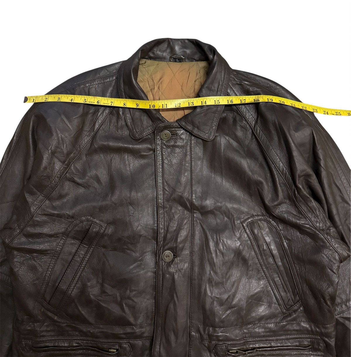 Japanese Brand Long Jacket Leather Vintage 90s Size US L / EU 52-54 / 3 - 9 Thumbnail