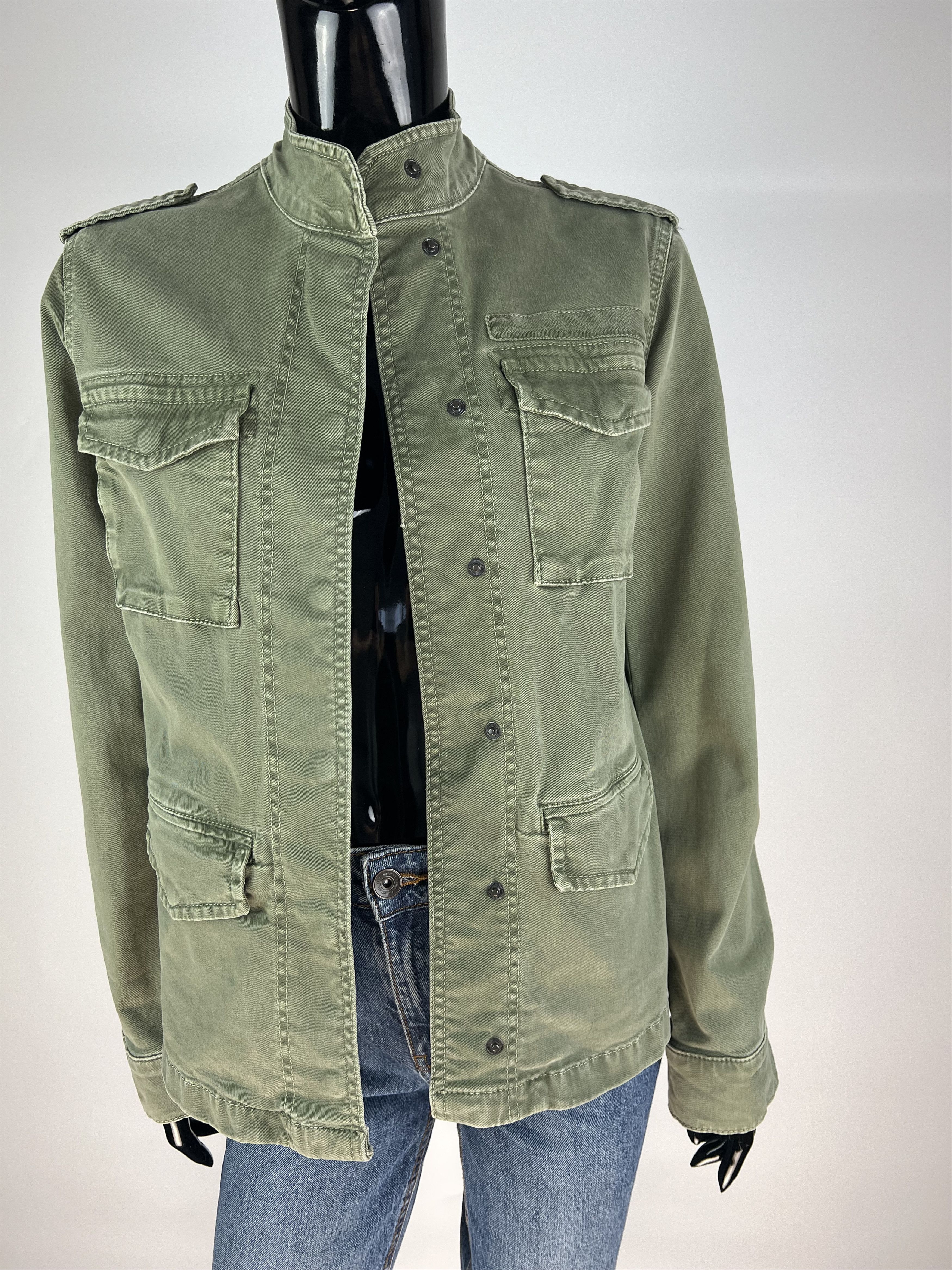 Designer Set Urban Deluxe Women's Green Denim Jacket Size M Size S / US 4 / IT 40 - 7 Thumbnail