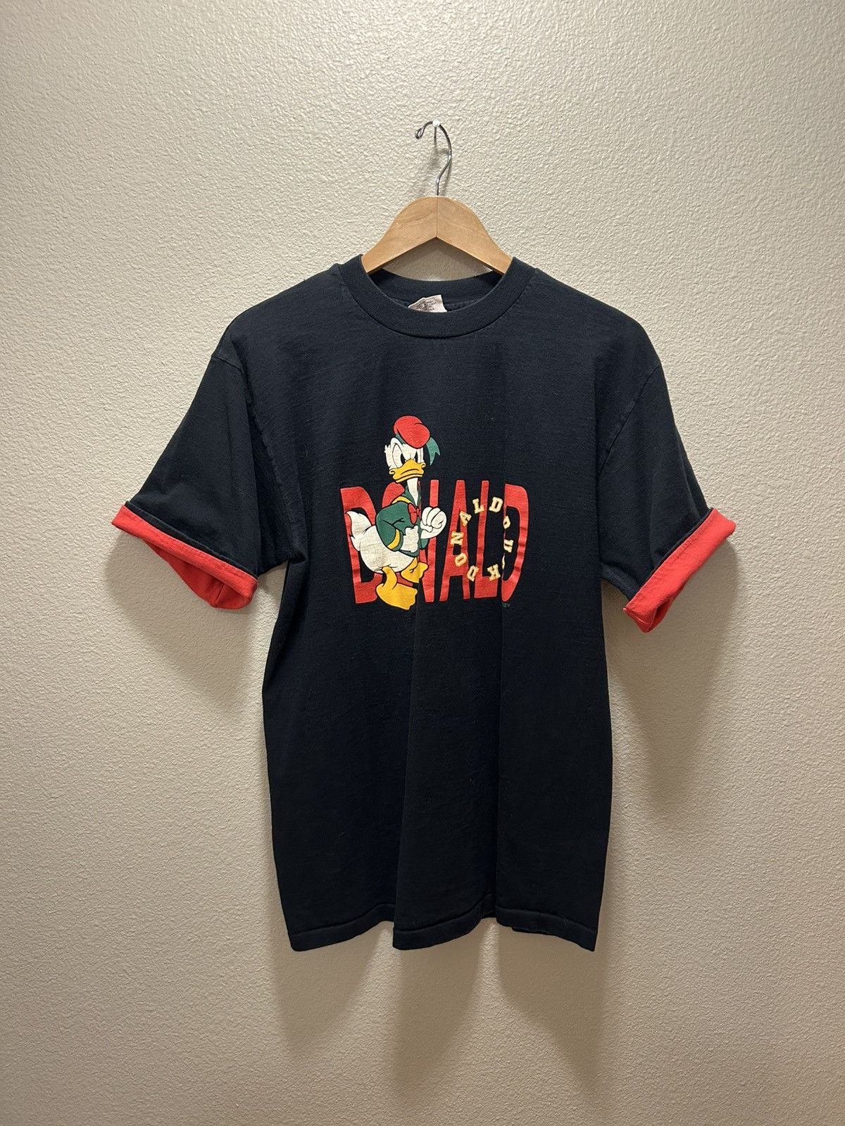 Vintage 80’s Disney Donald Duck T-Shirt Size US L / EU 52-54 / 3 - 3 Thumbnail