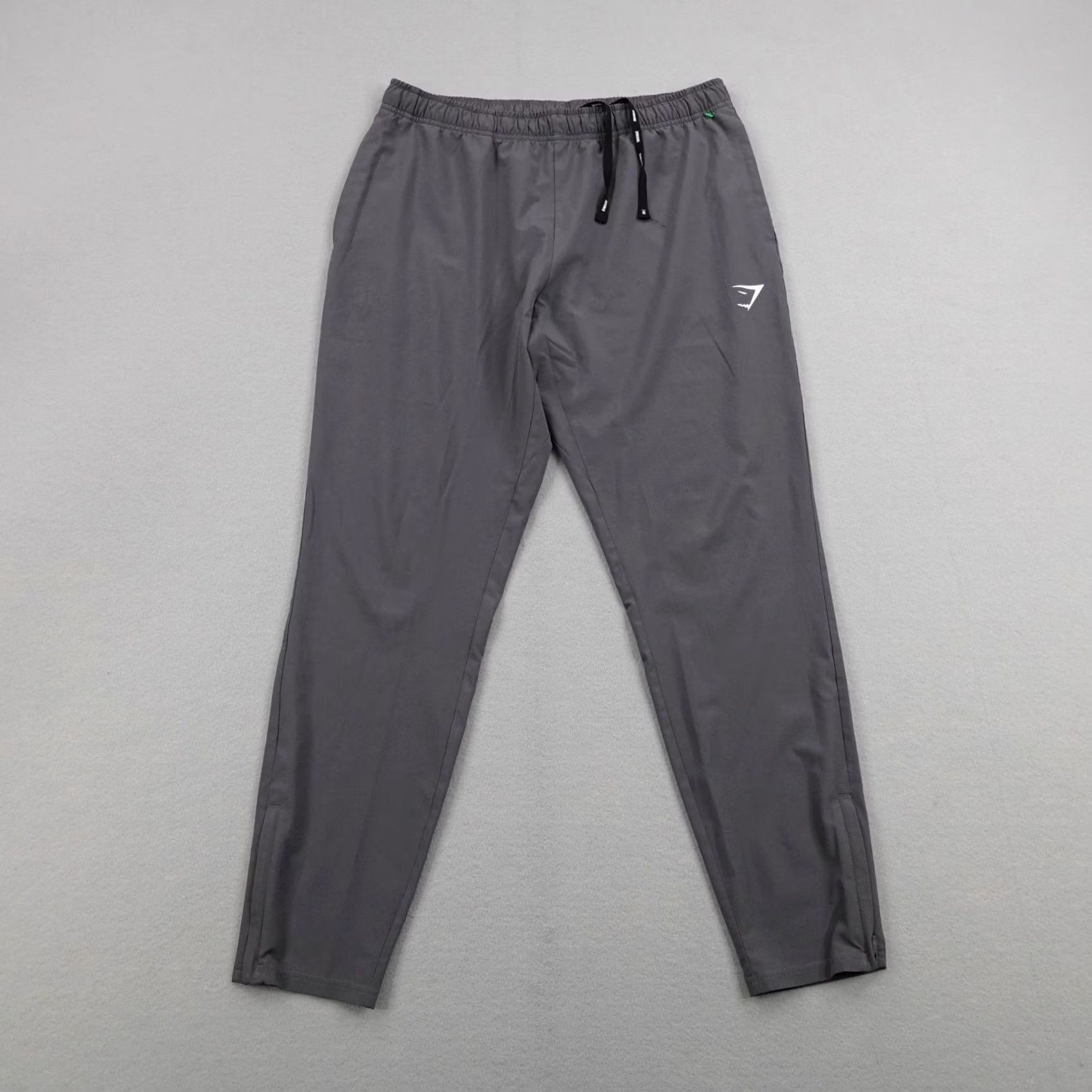 Gymshark Gymshark Pants Mens Large Gray Arrival Joggers Ankle Zip Running Performance Gym Size US 33 - 2 Thumbnail