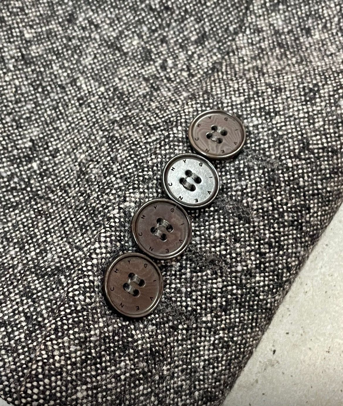 Givenchy 🔥BIG LOGO Very Rare Vintage Tweed Givenchy Jacket Blazer🔥 Size US M / EU 48-50 / 2 - 5 Thumbnail