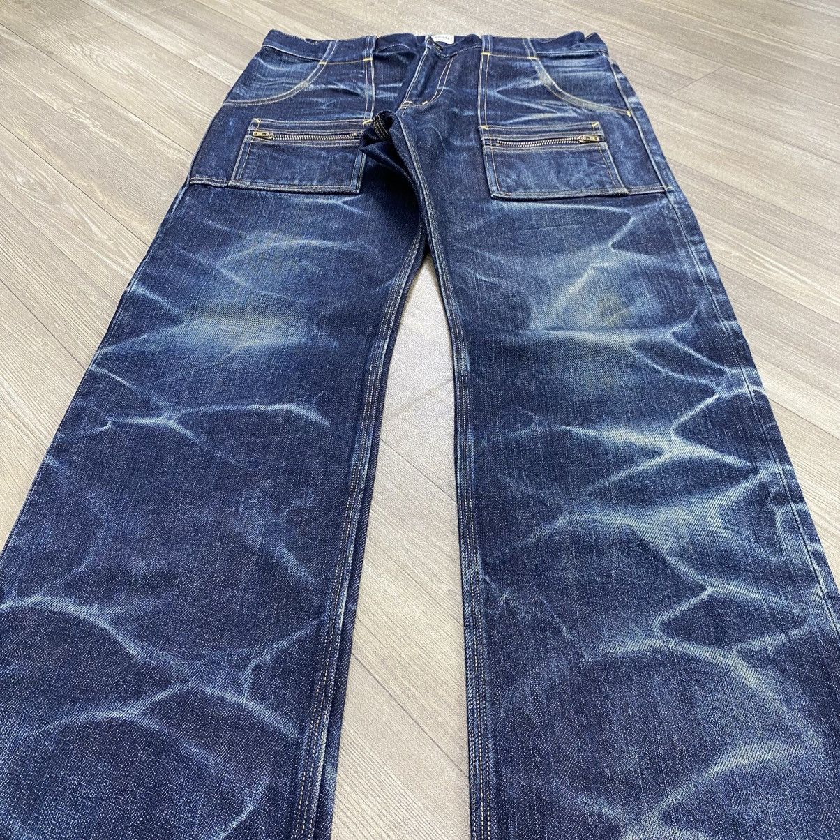 Eternal 1990s Vintage Eternal Japan Faded Selvedge Jeans Bush Pants Size US 32 / EU 48 - 3 Thumbnail