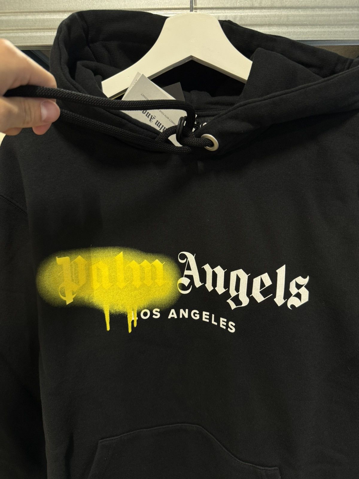 Palm Angels Palm Angels Sprayed Logo Hoodie NEW 650$ Size US XXL / EU 58 / 5 - 2 Thumbnail