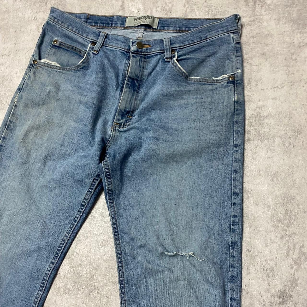 Wrangler Wrangler blue denim jeans jeans Size US 33 - 3 Thumbnail