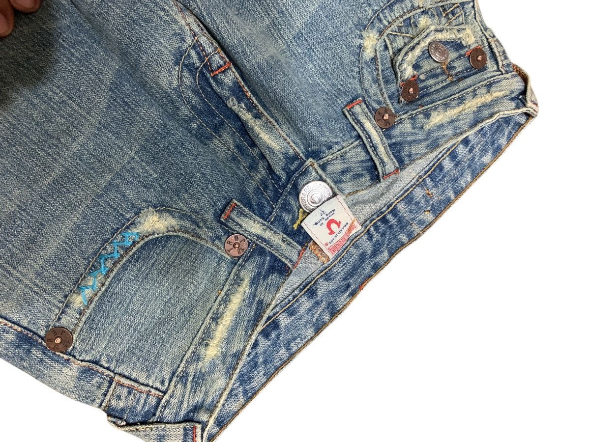 True Religion Vintage True Religion Joey Big T y2k Patchwork Bootcut Jeans Size 29" - 4 Thumbnail