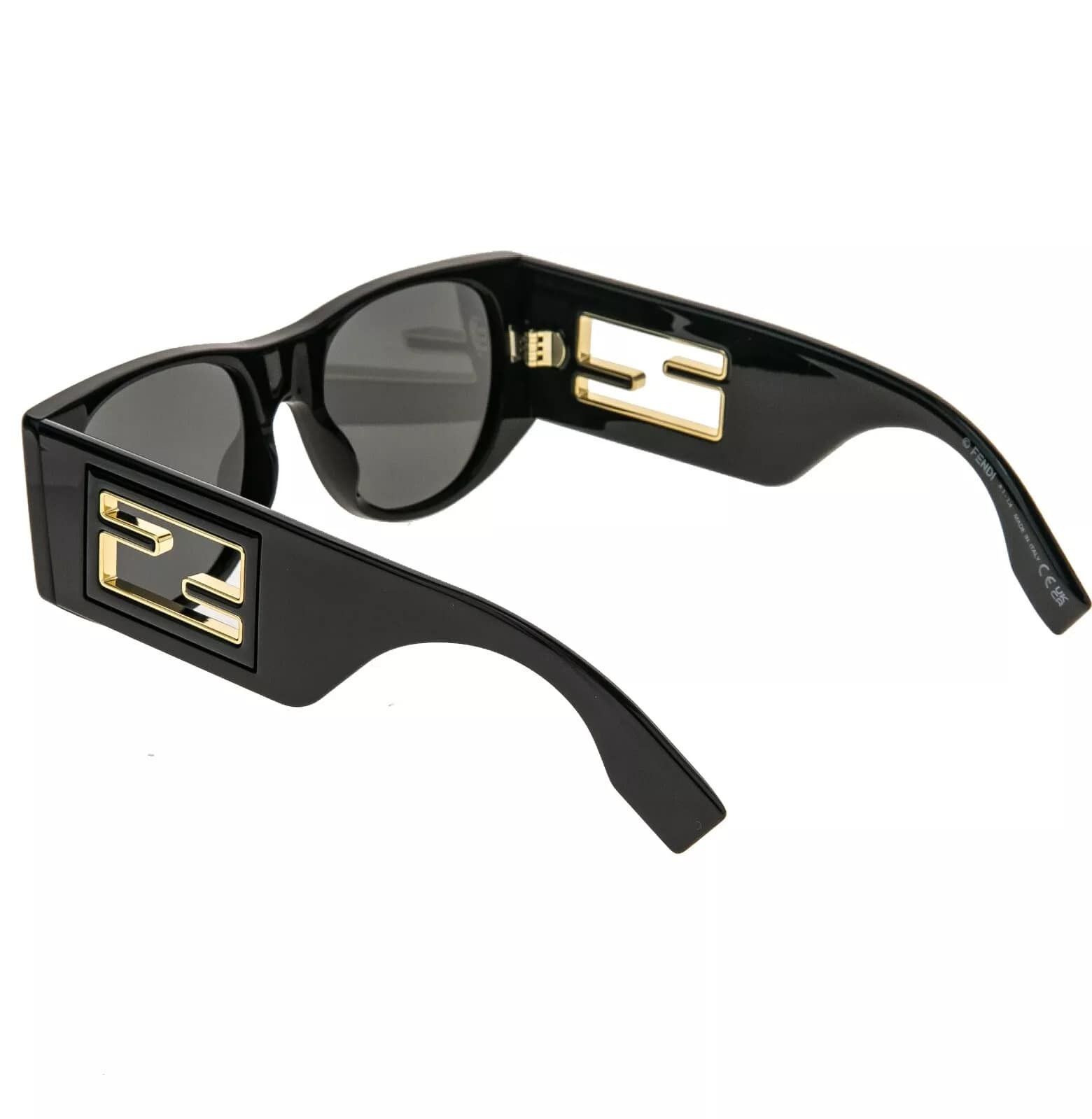 Fendi FENDI BAGUETTE Logo 40109 Black Fashion Square FE40109I Size ONE SIZE - 6 Thumbnail