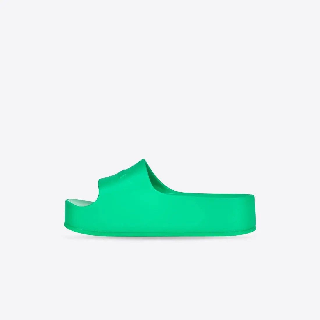 Balenciaga o1w1db10825 Chunky Slide Sandals in Green Size US 11 / IT 41 - 3 Thumbnail