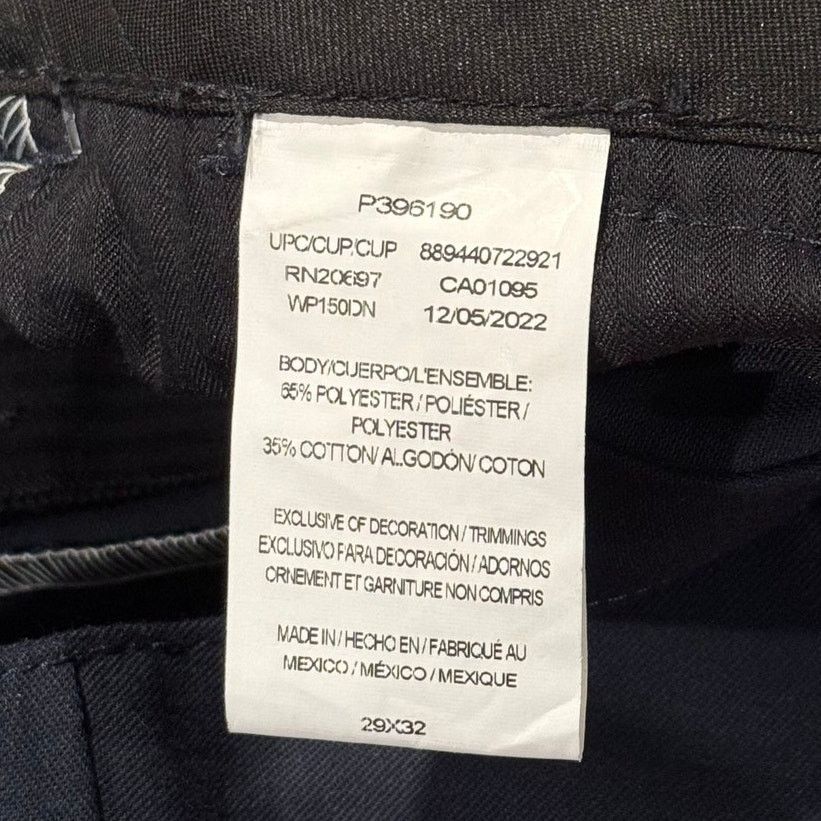 Dickies NWT Dickies Mens Pants Slim Tapered Twill Flex Blue 29x32 Size US 29 - 3 Thumbnail