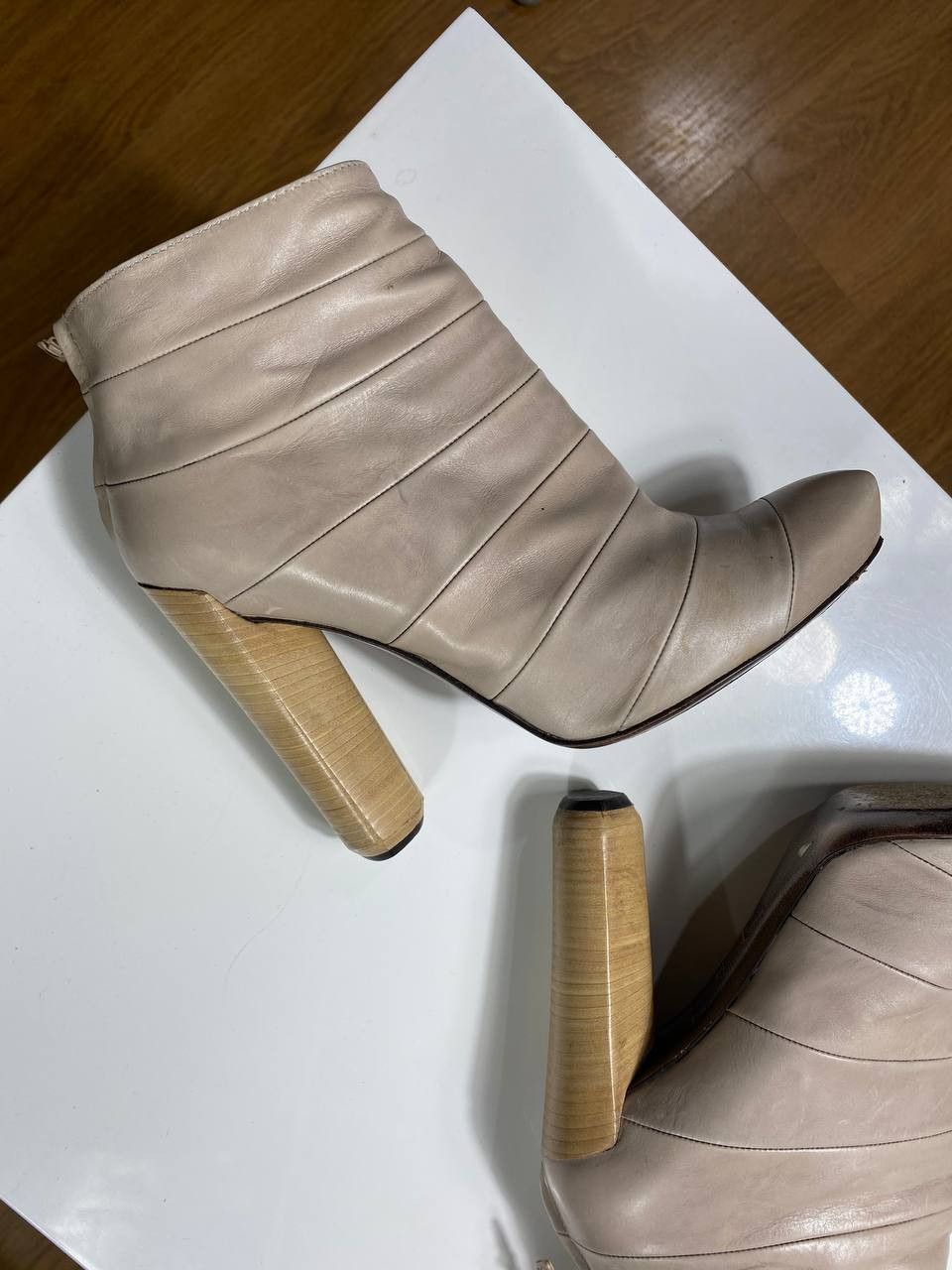 Louis Vuitton Louis Vuitton Suede Ankle Leather Boots Size US 4 / IT 34 - 6 Thumbnail